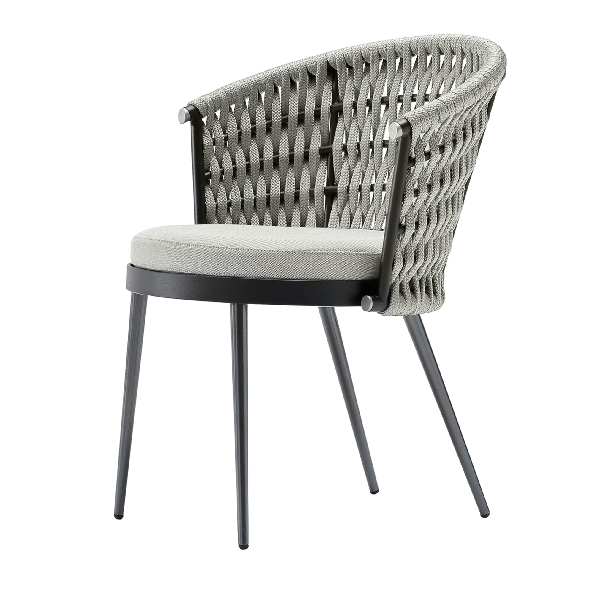 Gray Outdoor fabric Chair - Main view