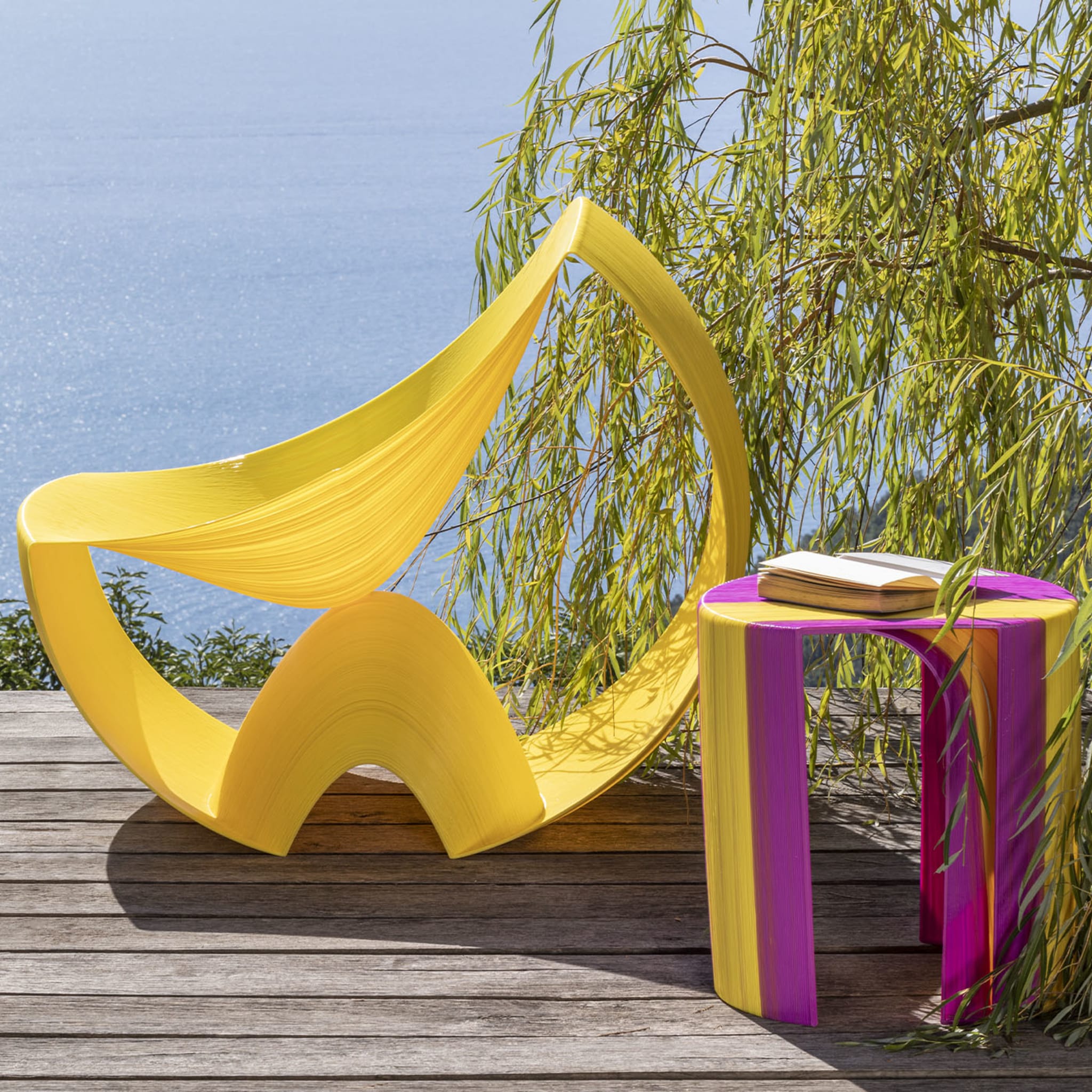 Capri Yellow Lounge Chair - Alternative view 4