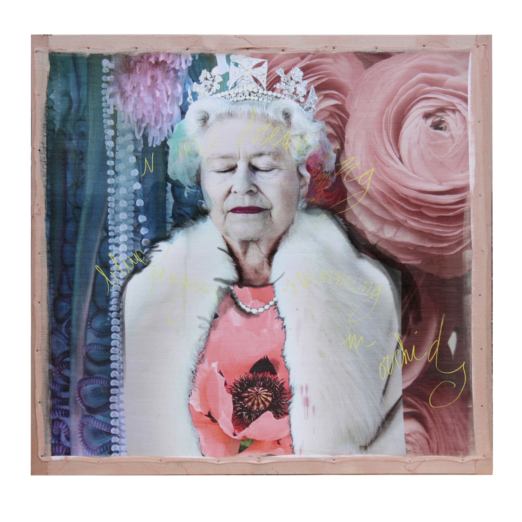Regina Elisabetta II in Rosa Tapestry Limitierte Auflage - Hauptansicht