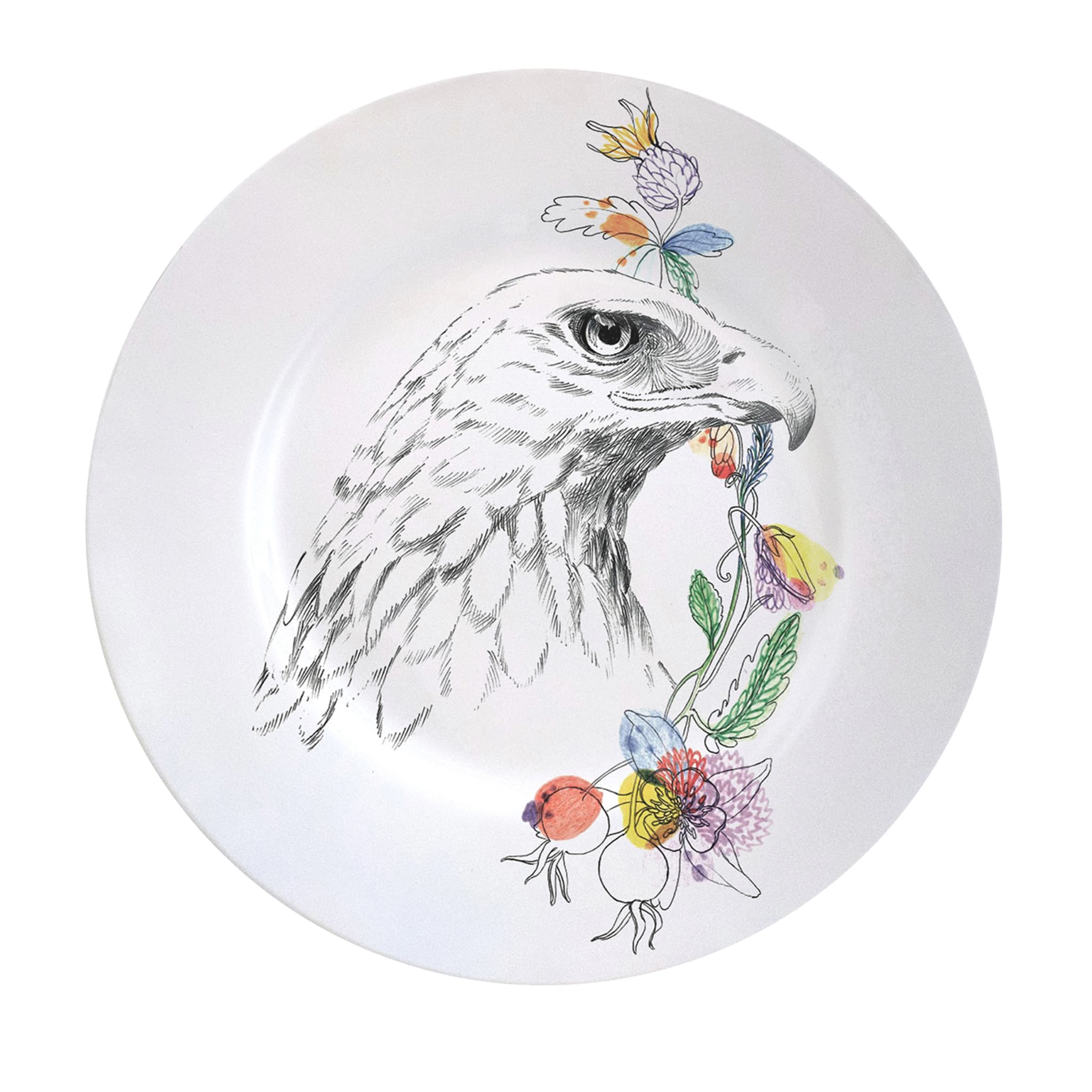 An Ode To The Woods American Eagle Dinner Plate - Main view