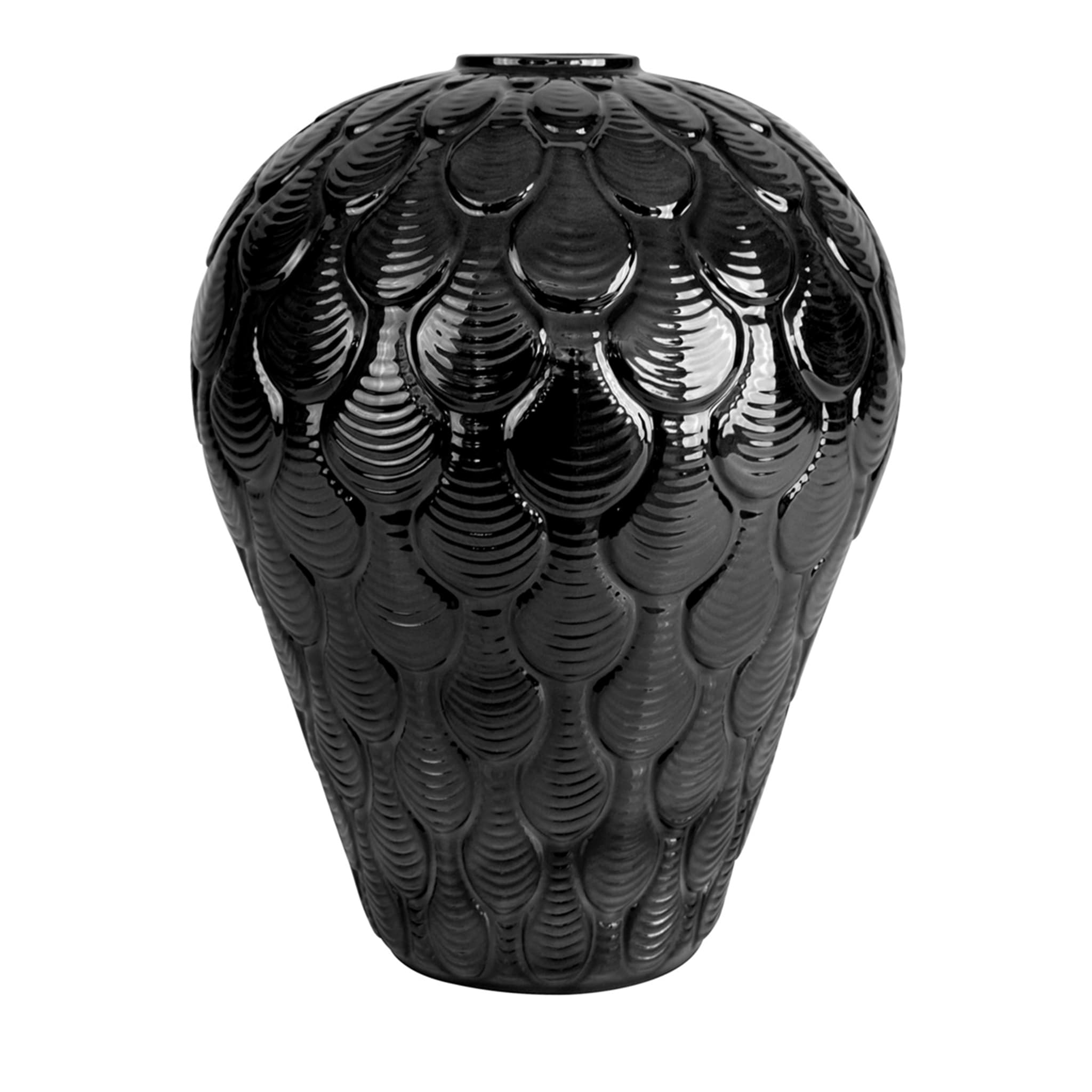 LARGE COQUILLE VASE - BLACK - Main view