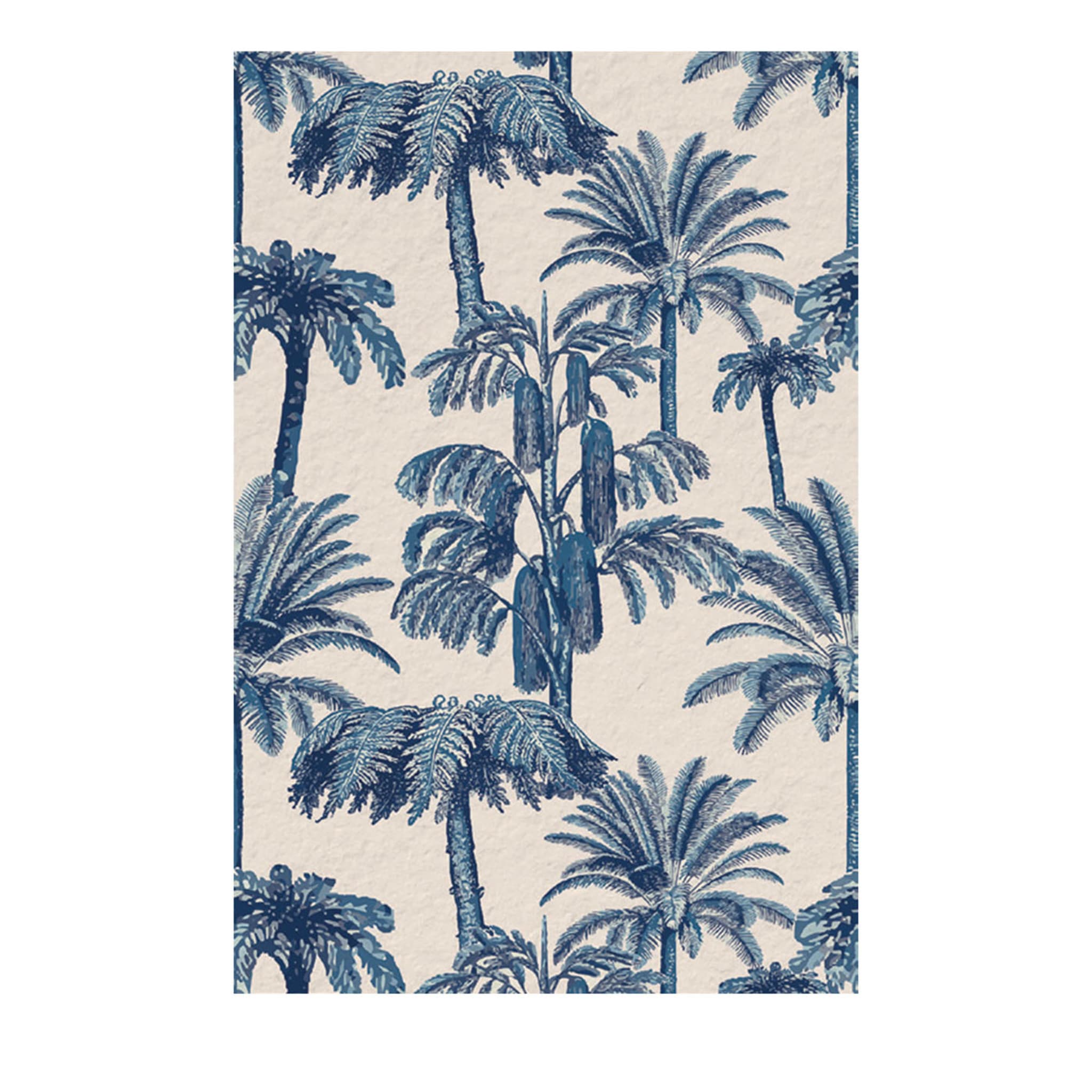 01 Blue Palms Outdoor Wallpaper - Main view
