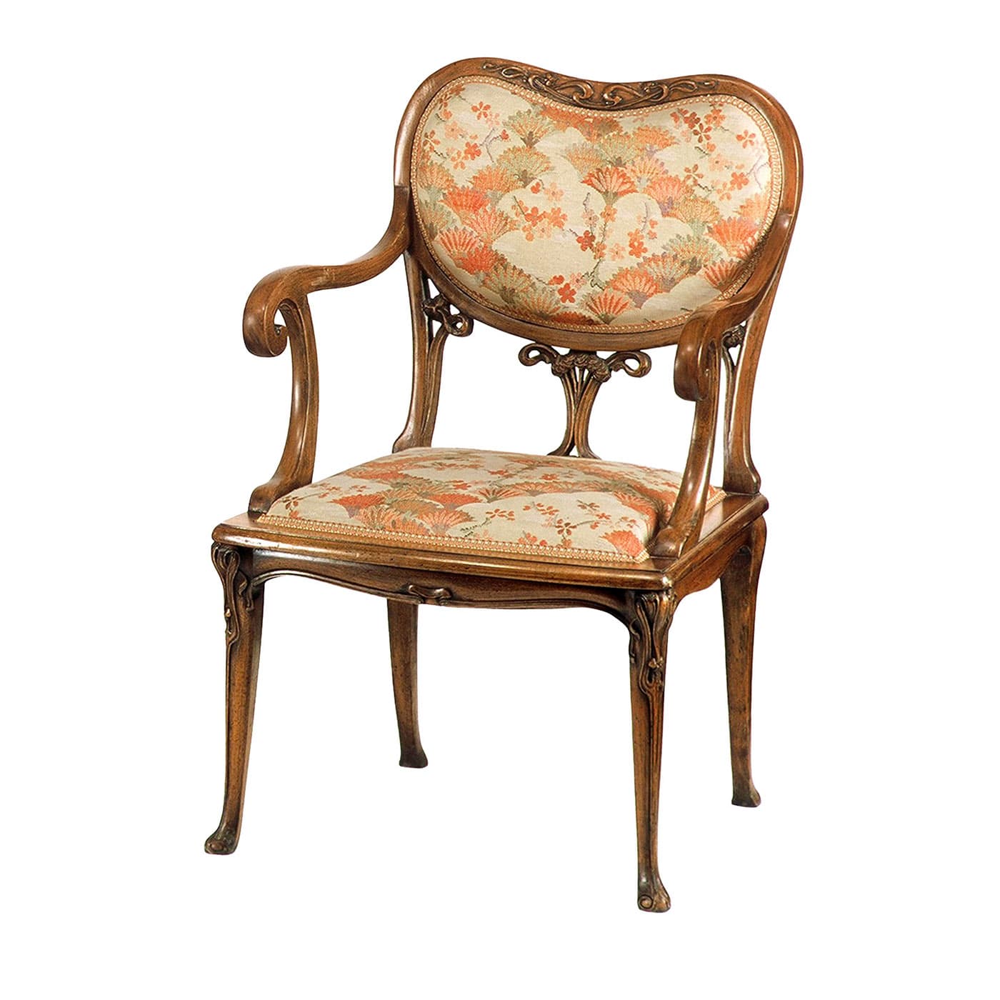 French Liberty Orange Chair - Cugini Lanzani