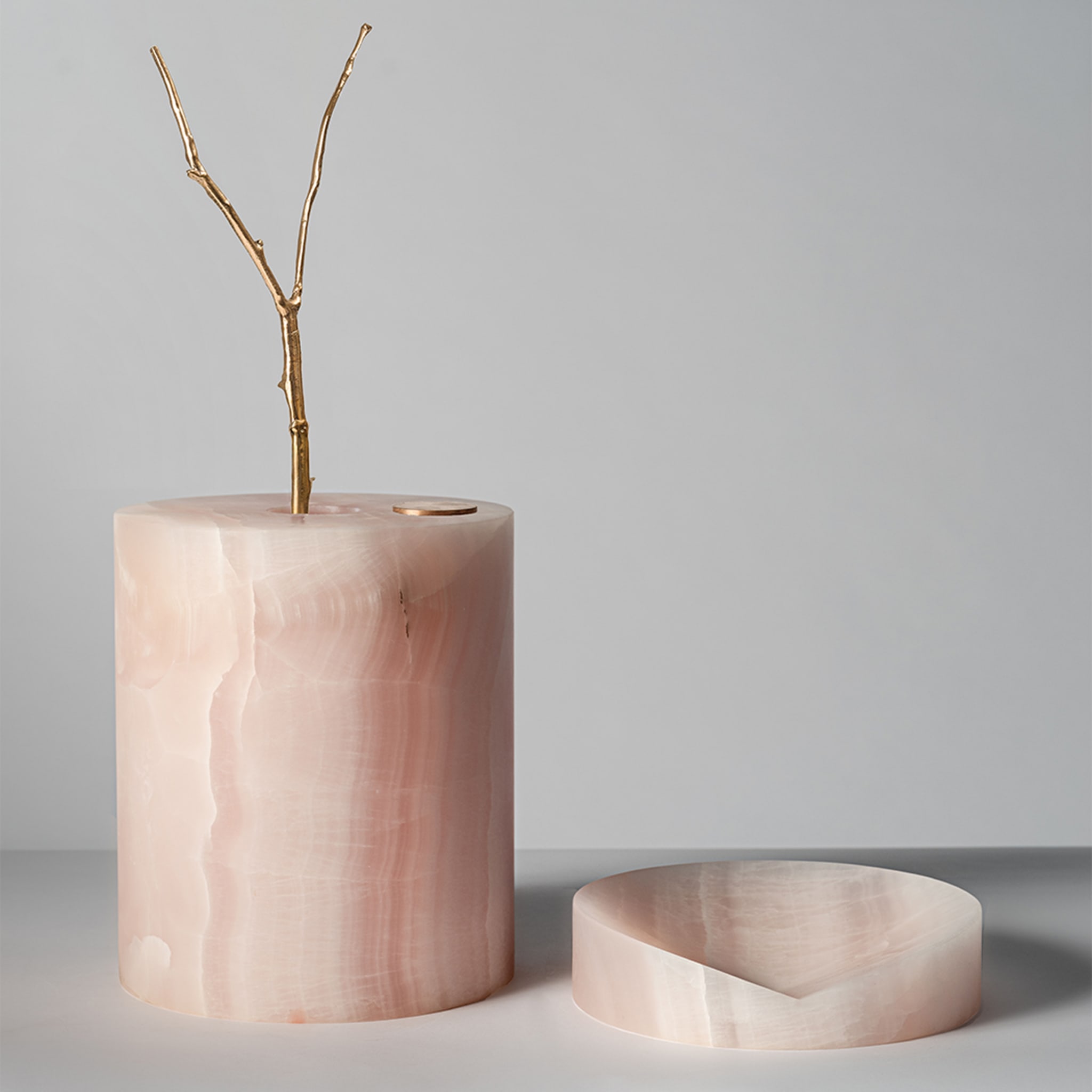 Here and Now Pink Onyx Vase #2 - Alternative view 2