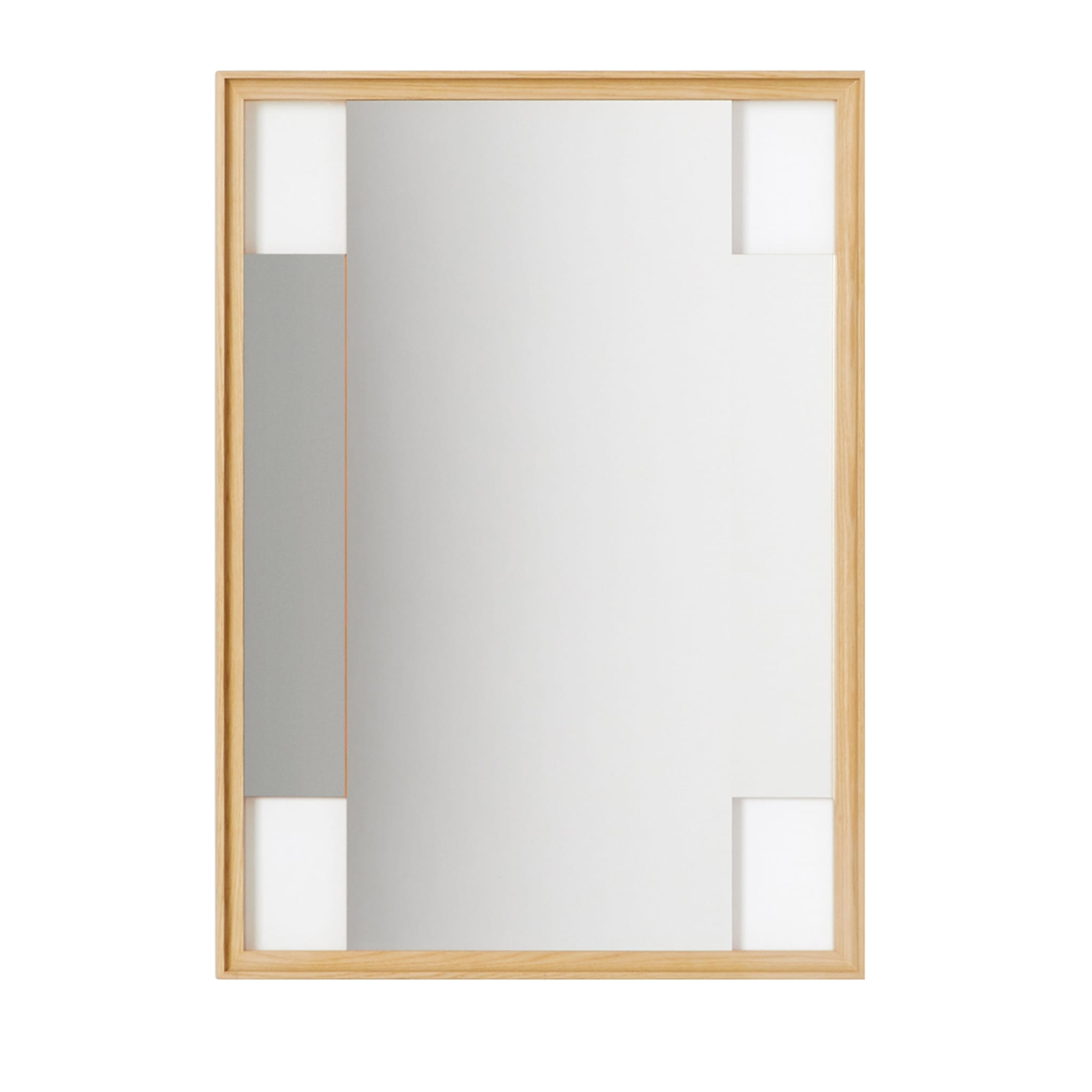 Délai 2 CROSSING PATHS Miroir rectangulaire par Ron Gilad #2 - Vue principale
