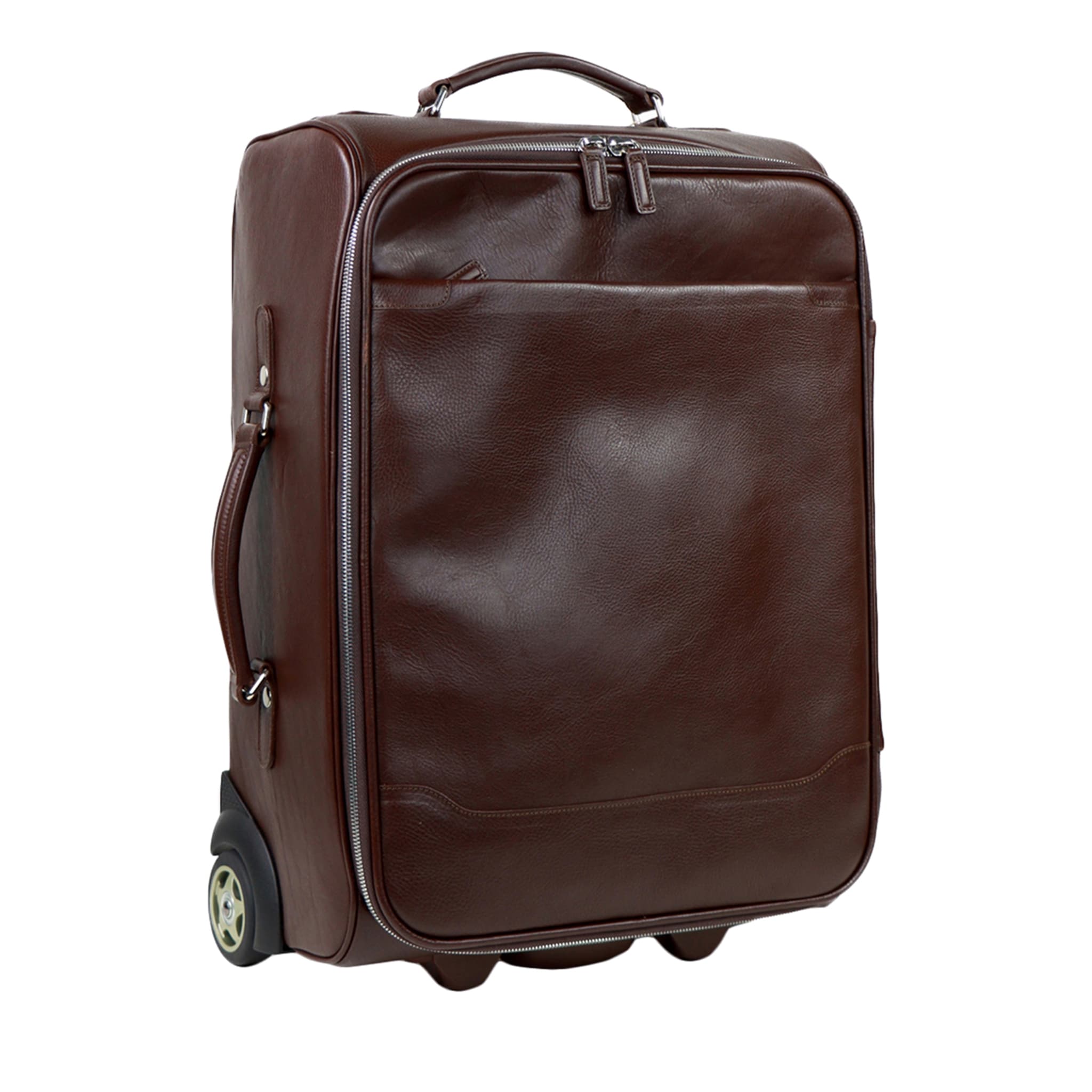Brown Trolley Suitcase - Main view
