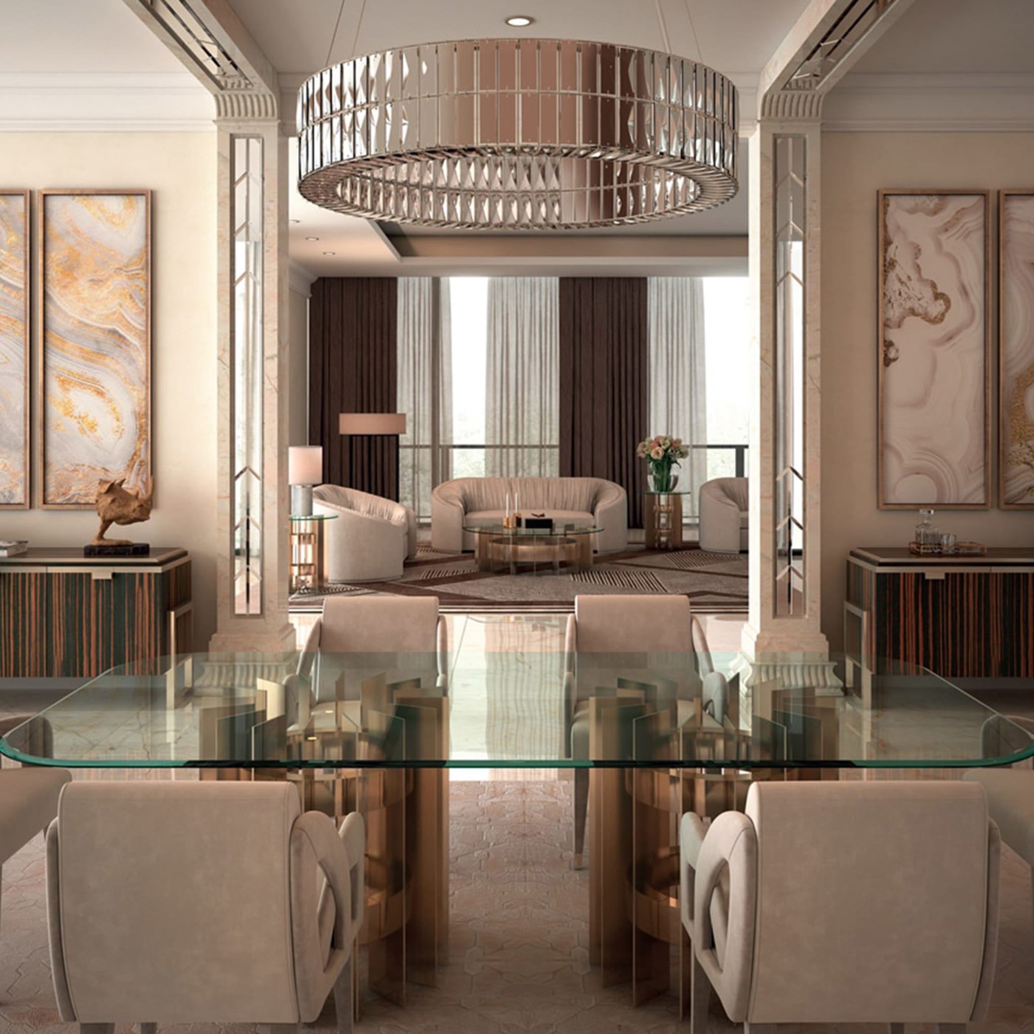 Rockefeller Dining Table by Giannella Ventura - Alternative view 2