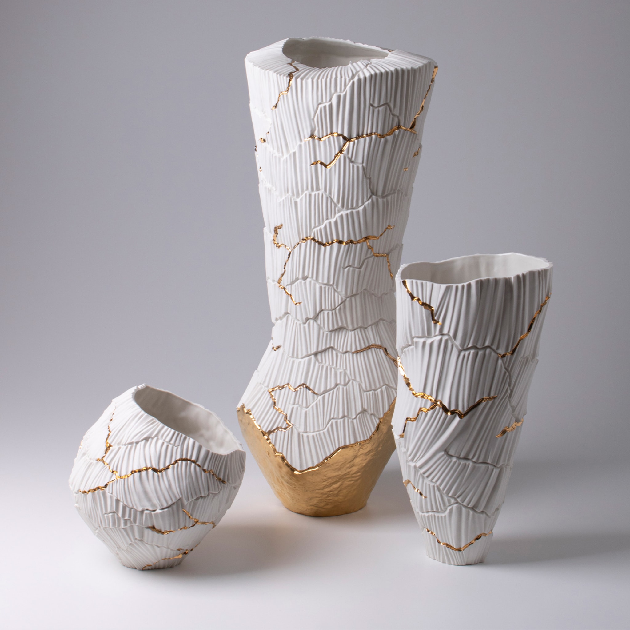 Meltemi Gold Cracks Vase - Alternative view 3