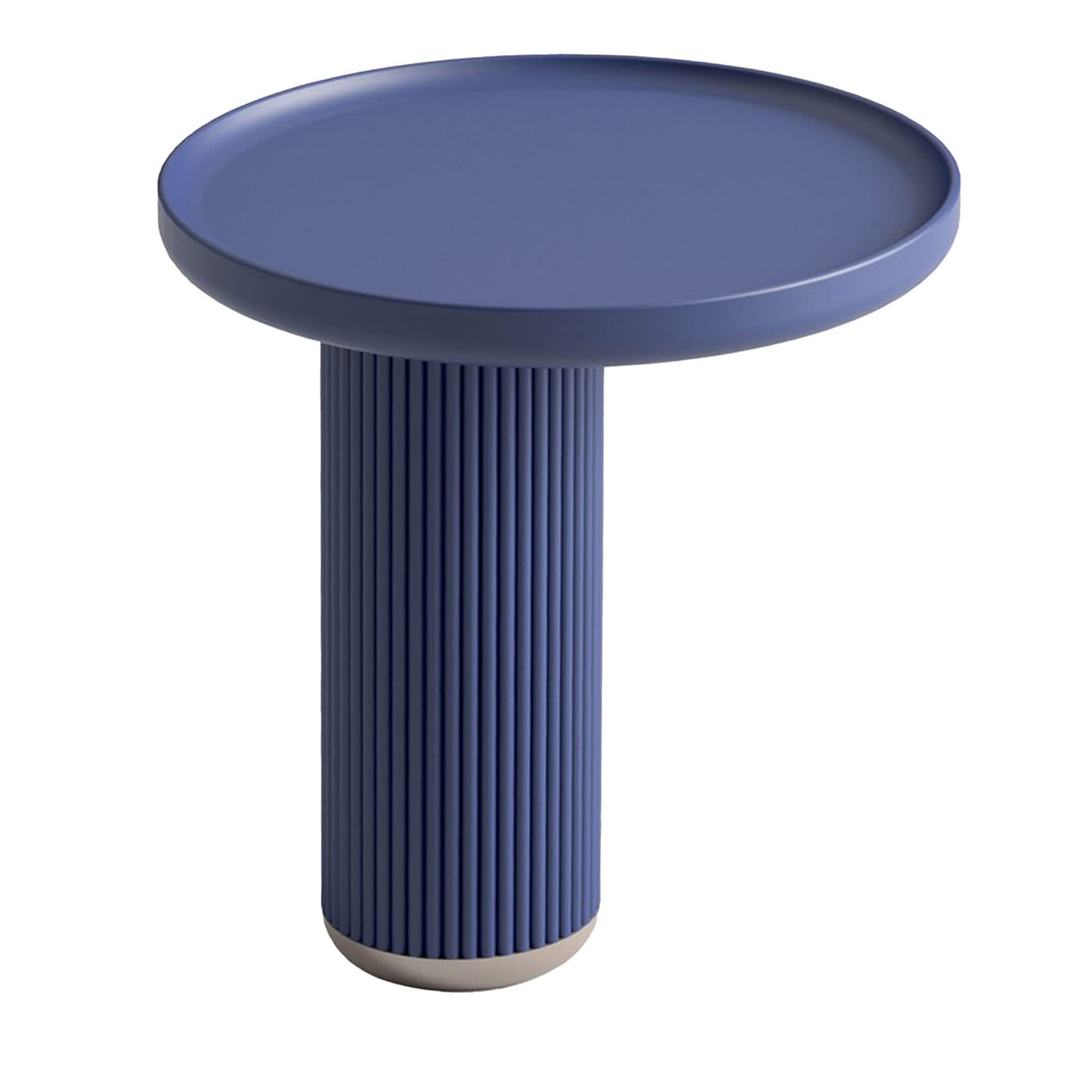 Tavolino rotondo blu - Vista principale