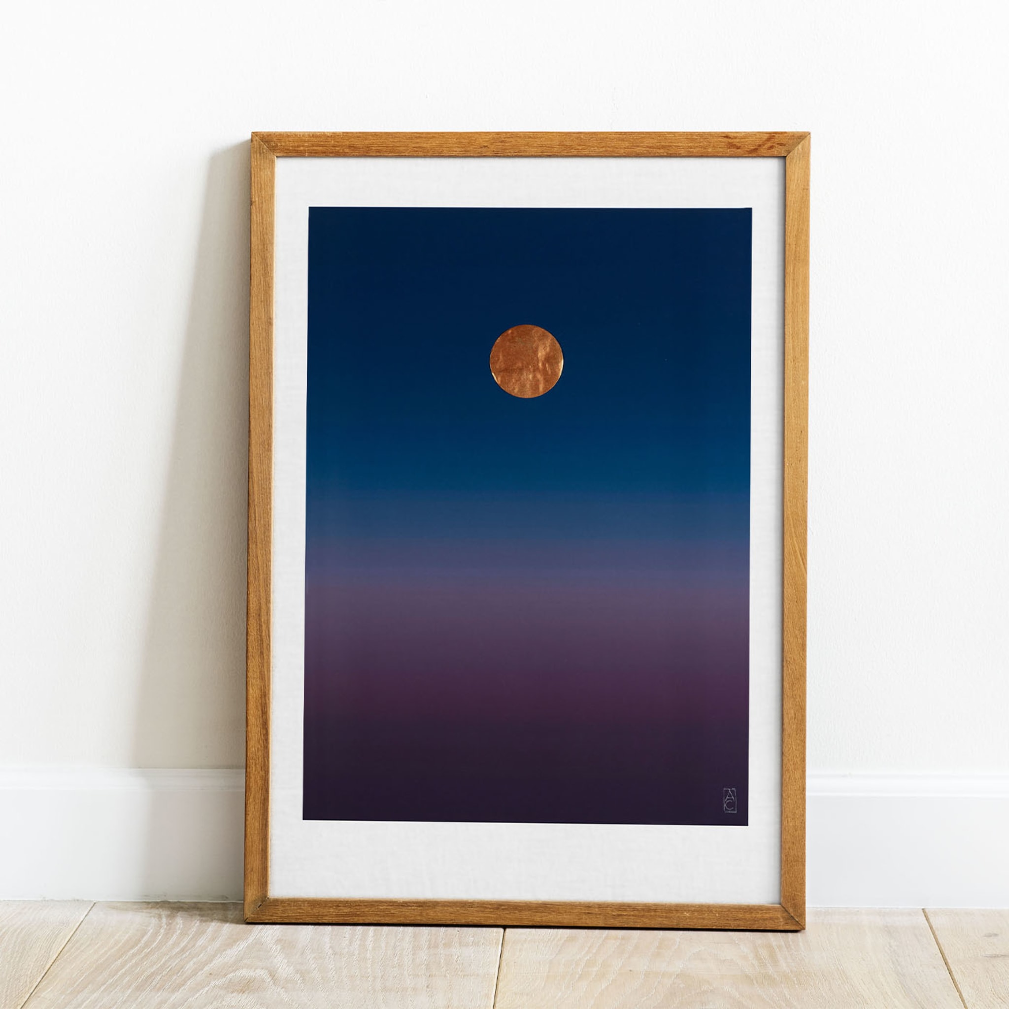 Gold Moon 01 Print  - Vue alternative 4