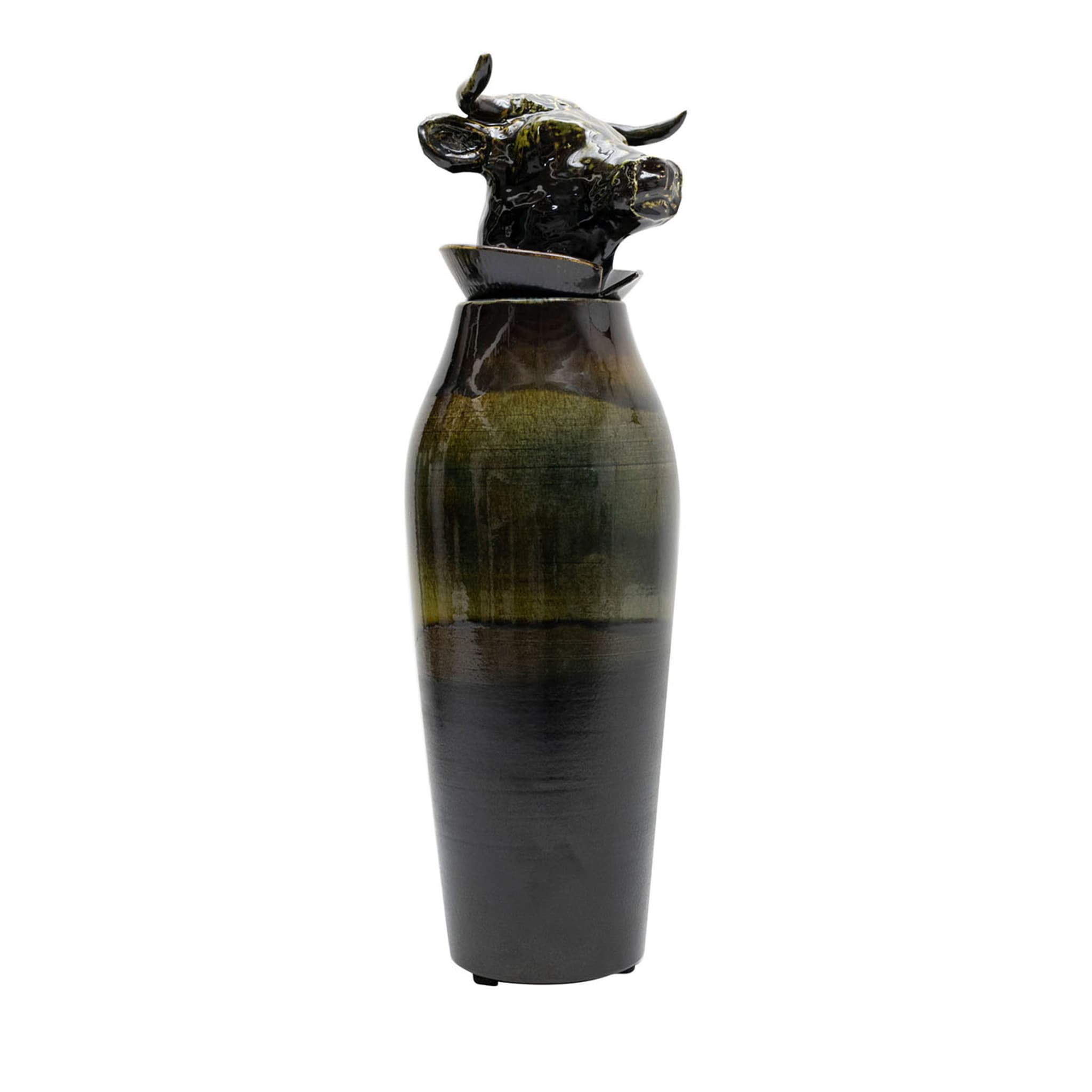 Canopo Toro Schwarz L Vase - Hauptansicht