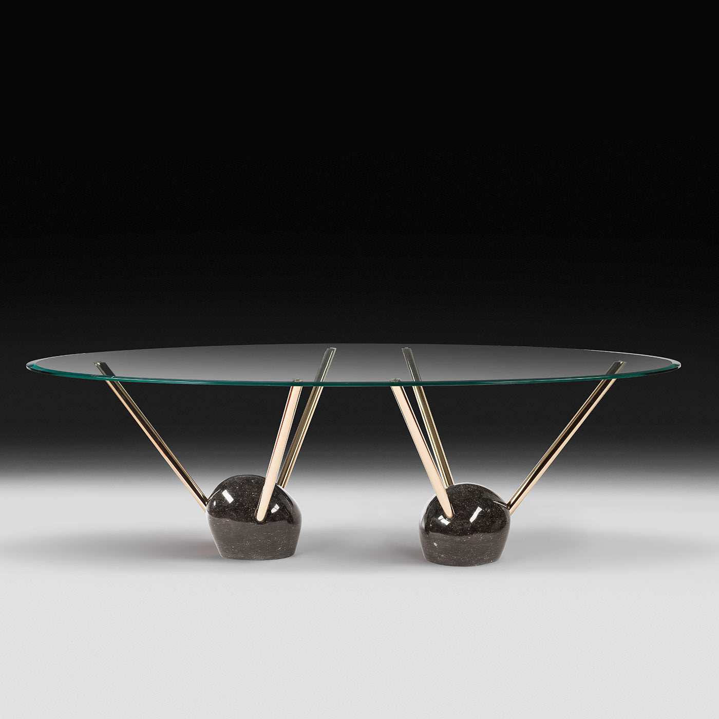Rays Glass Top Dining Table - VGnewtrend