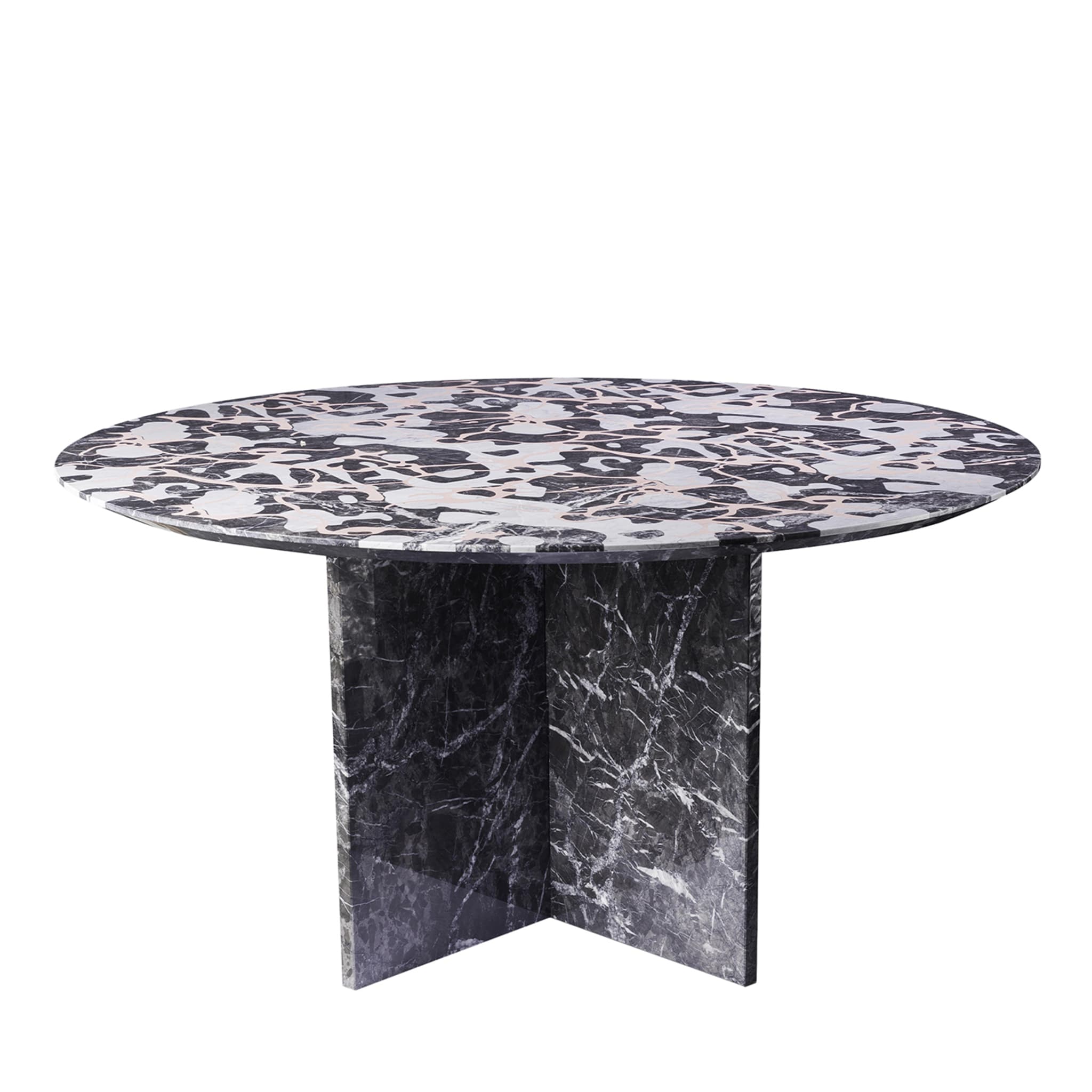 Schwarz marmorierter Tisch - Hauptansicht