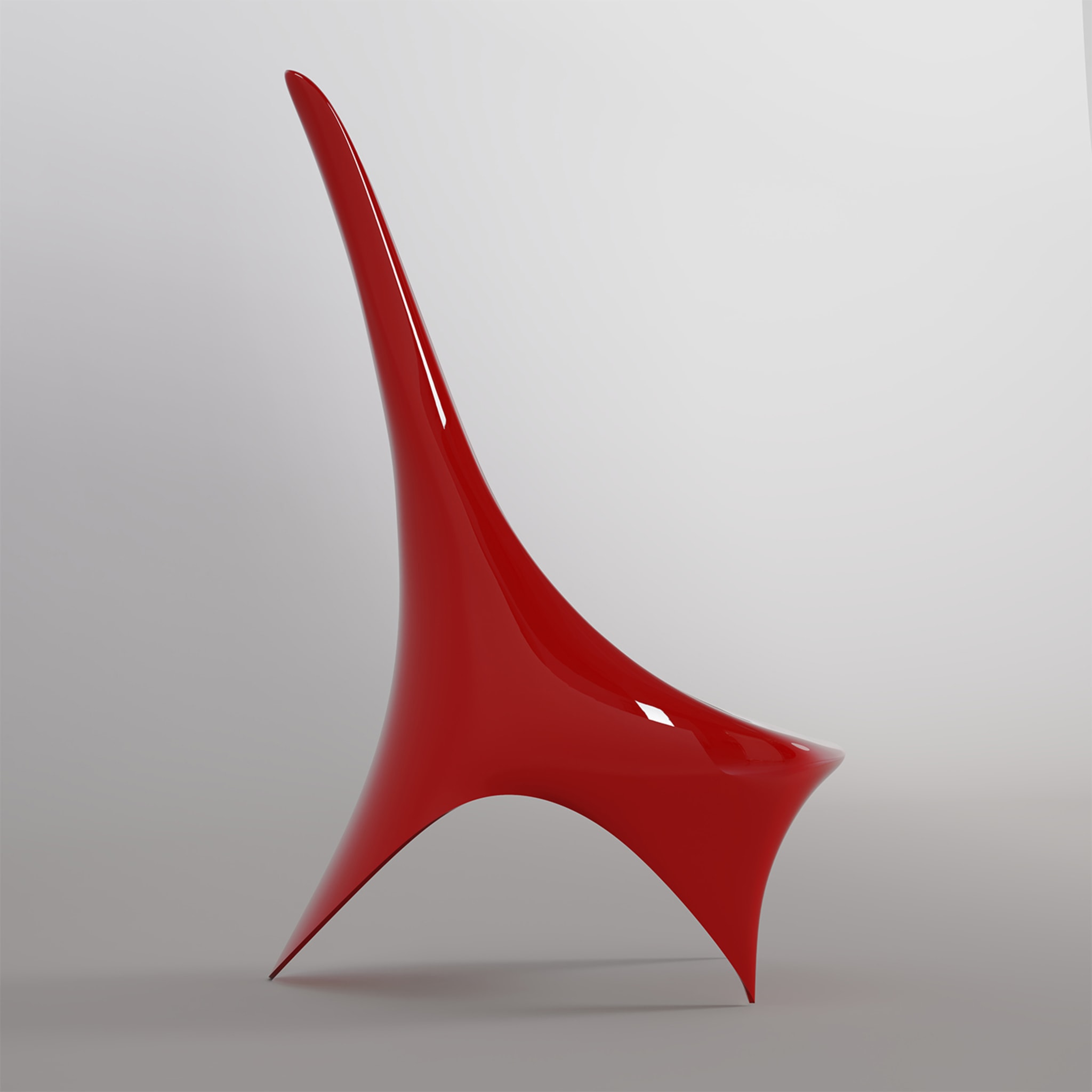 Nyx Red Lounge Chair - Alternative view 3