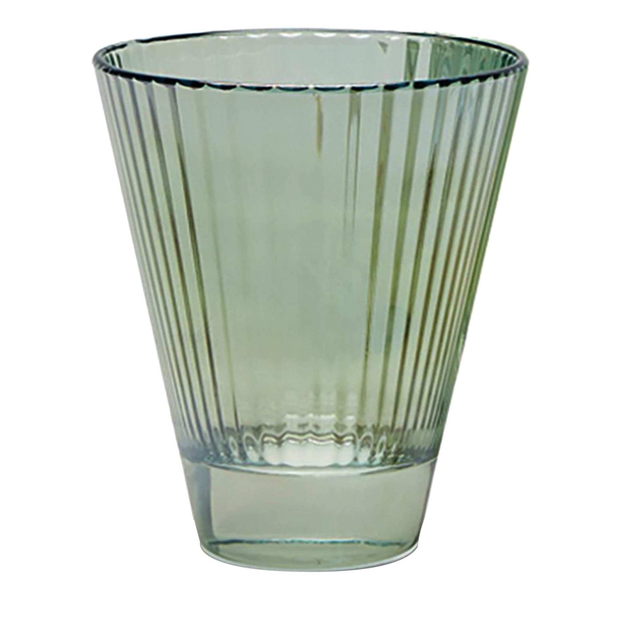 Isis Set of 2 Green Wine Glasses - Main view
