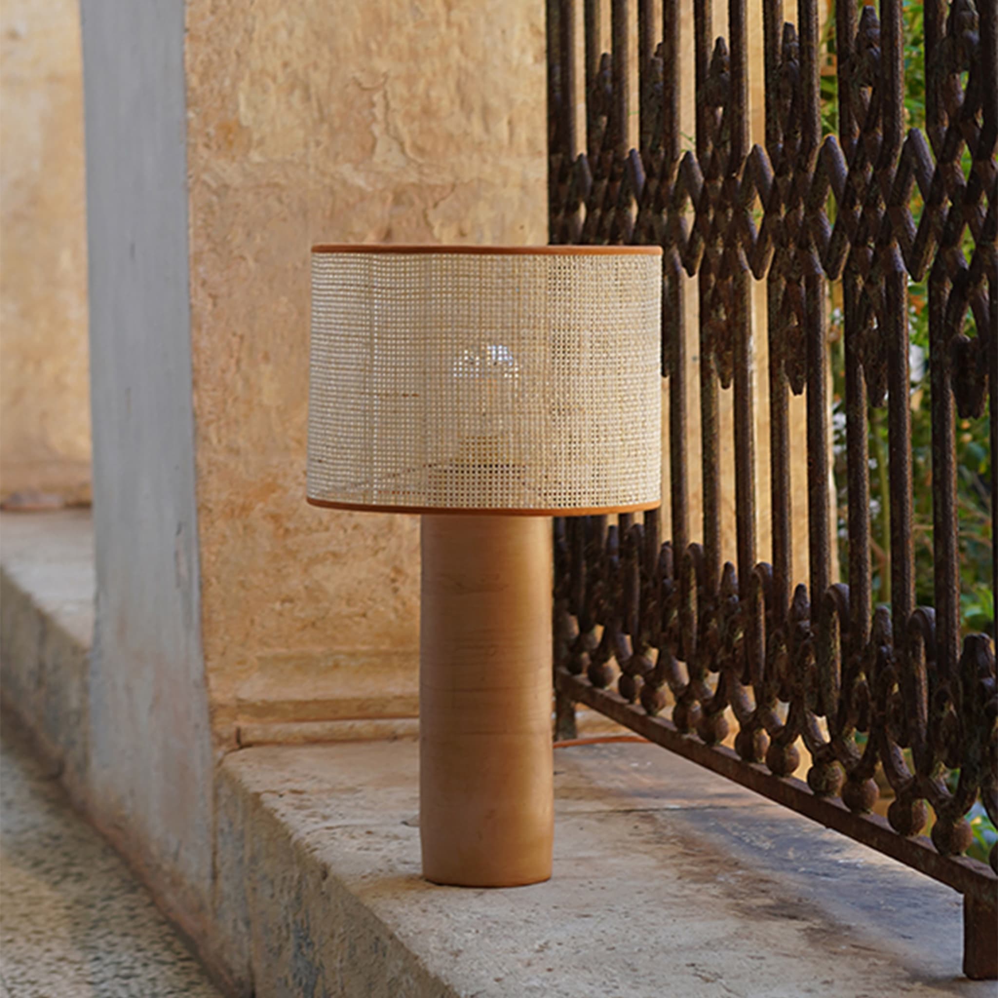 Sonora Rattan Small Table Lamp #1 - Alternative view 5