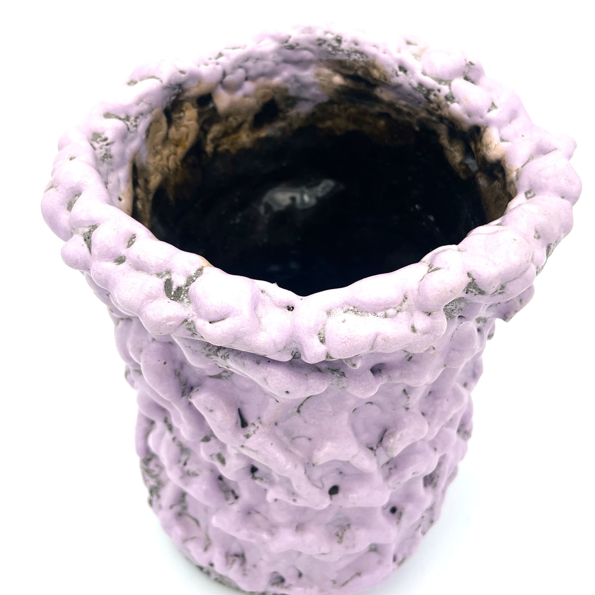 Onda Lilac Bubble and Black Small Vase - Alternative view 4