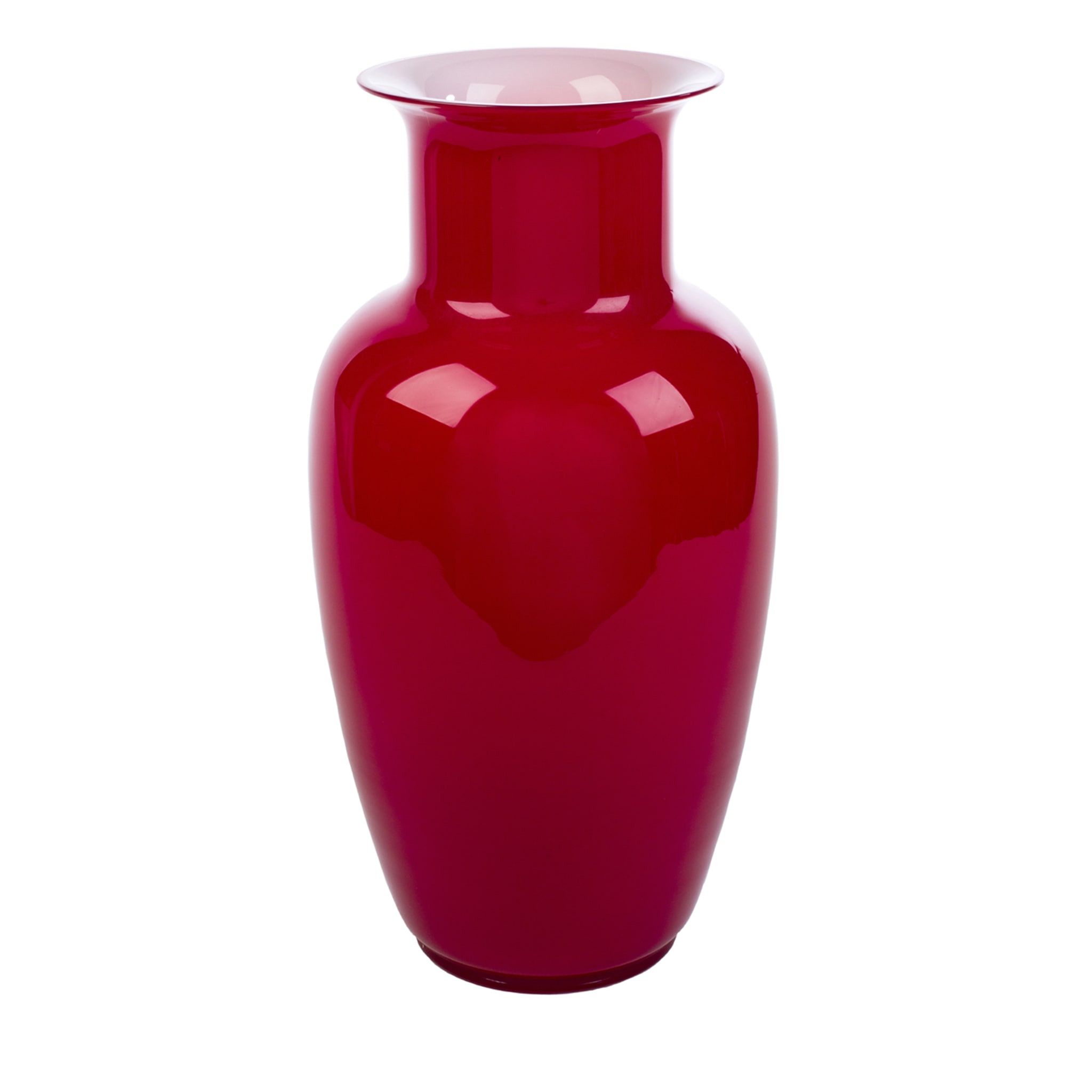 Demajo Incamiciato Red and White Vase - Main view