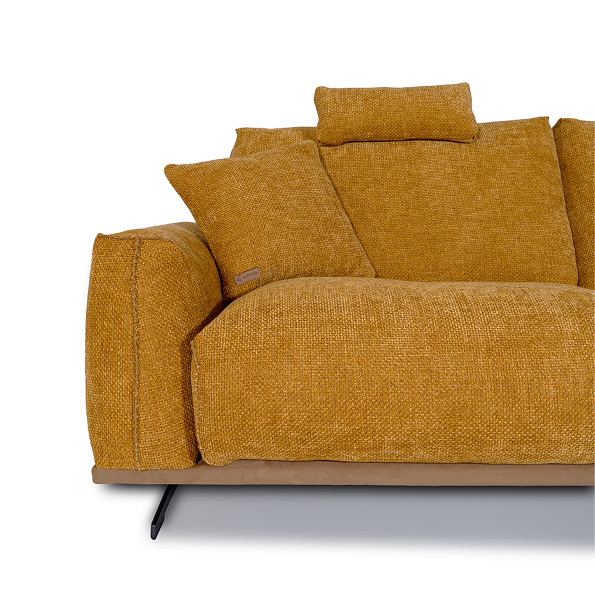 Boboli 2 Yellow Seater Sofa - Alternative view 1