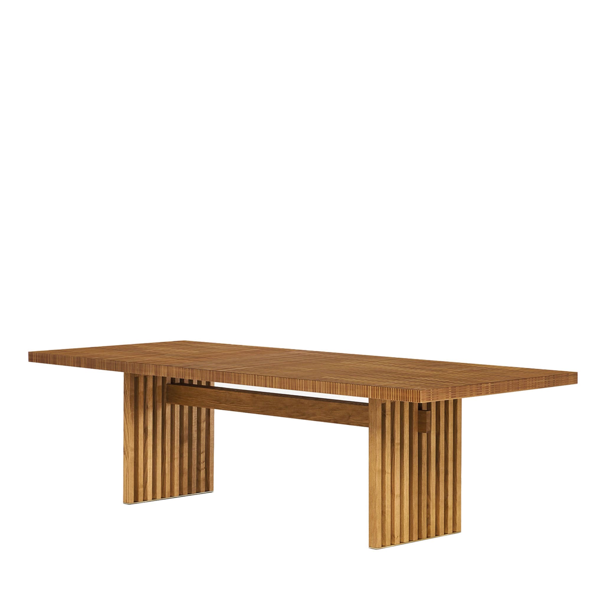 Page Dining Table Brushed Honey Ashwood - Main view