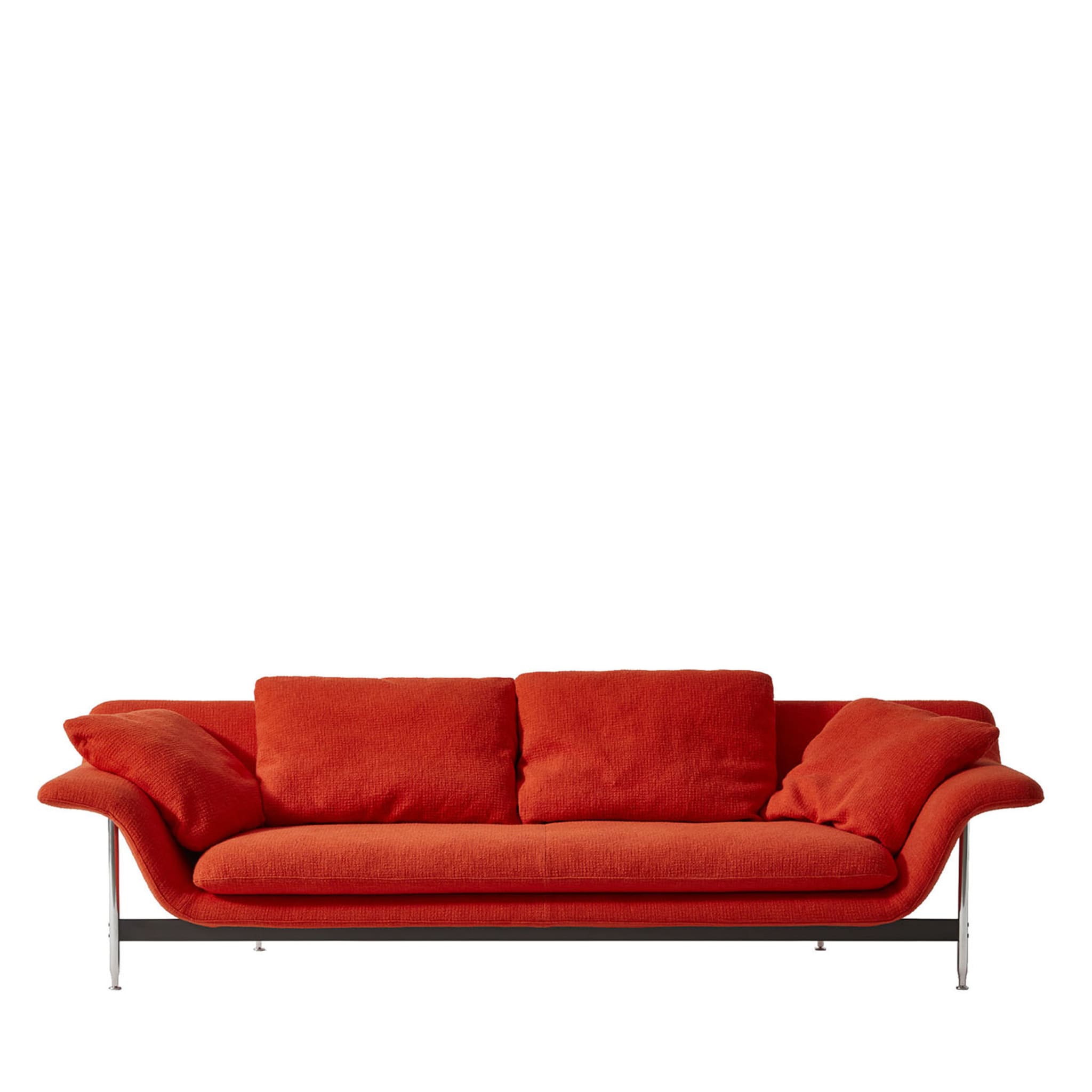 Esosoft 3-Seater Orange Sofa by Antonio Citterio - Main view