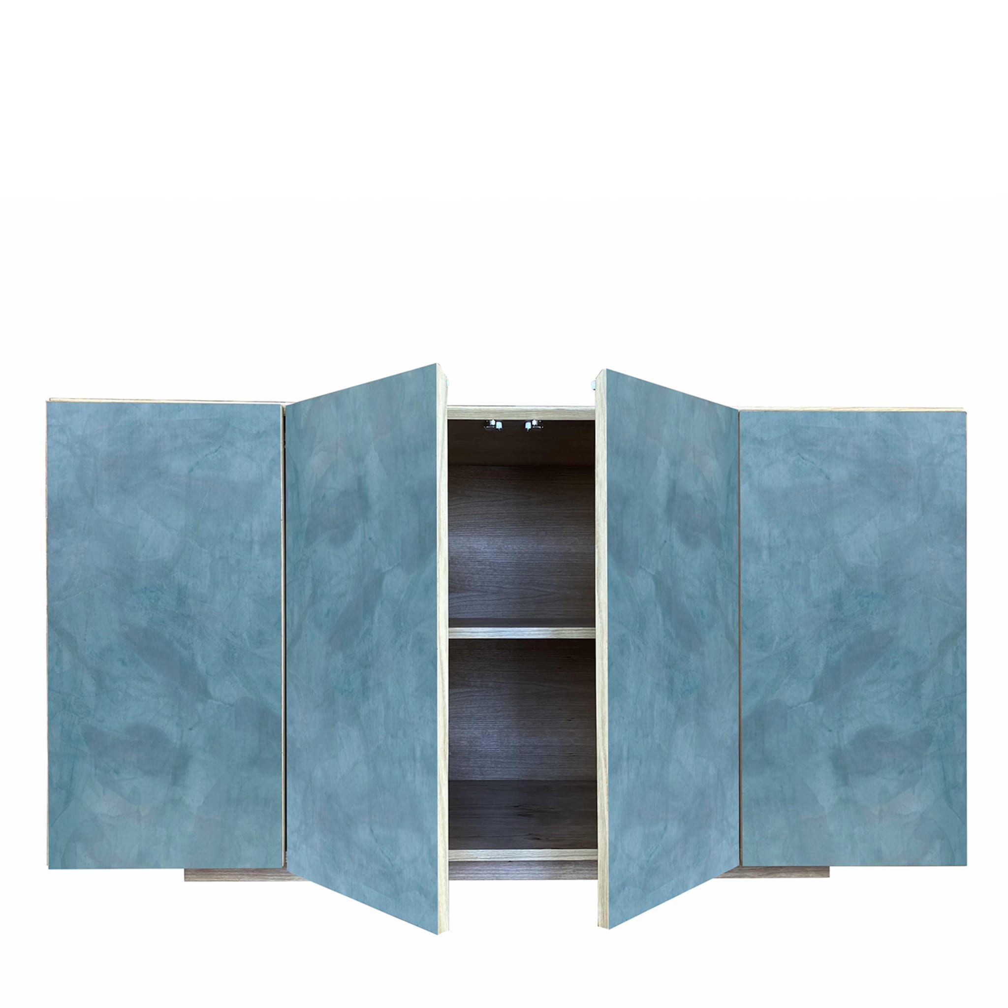 Boccadarno Sei 4-Door Blue Sideboard by Meccani Studio - Alternative view 5