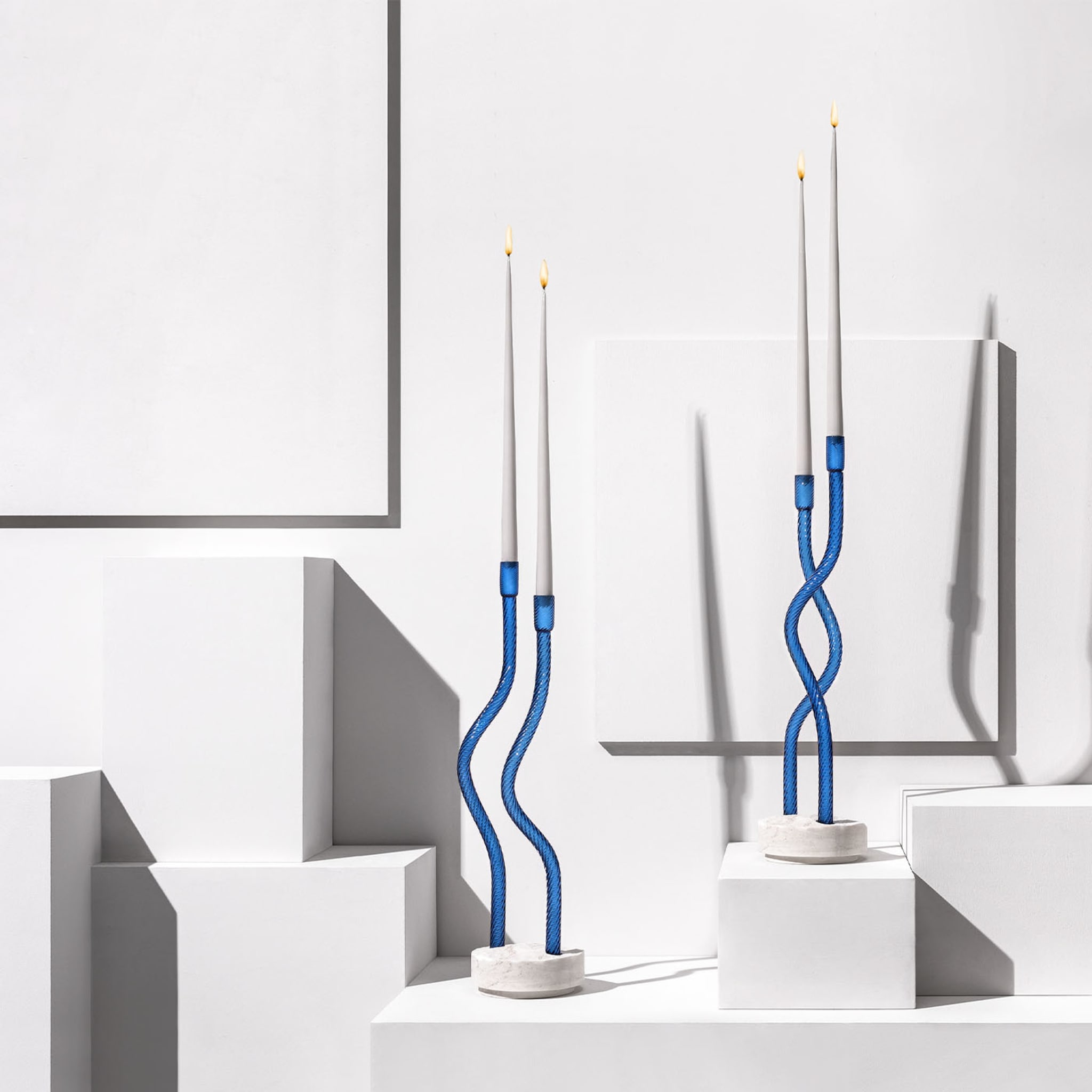 Thew Blue Hug Of Artisans Candle Holders - Alternative view 3