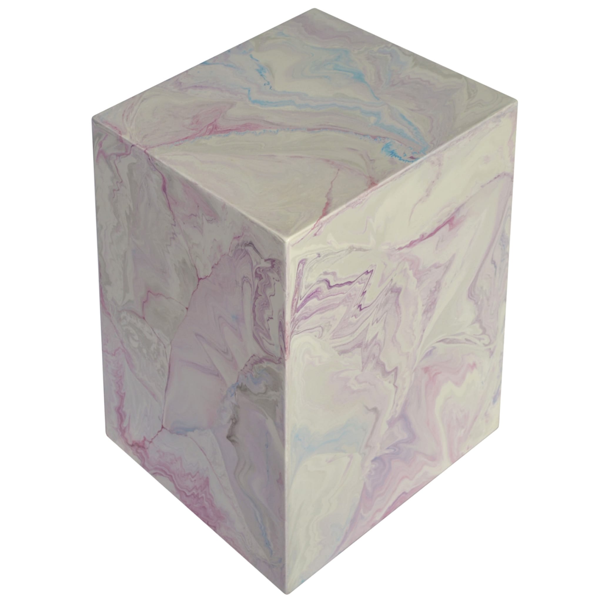 Pink Scagliola Art Side Table - Alternative view 2