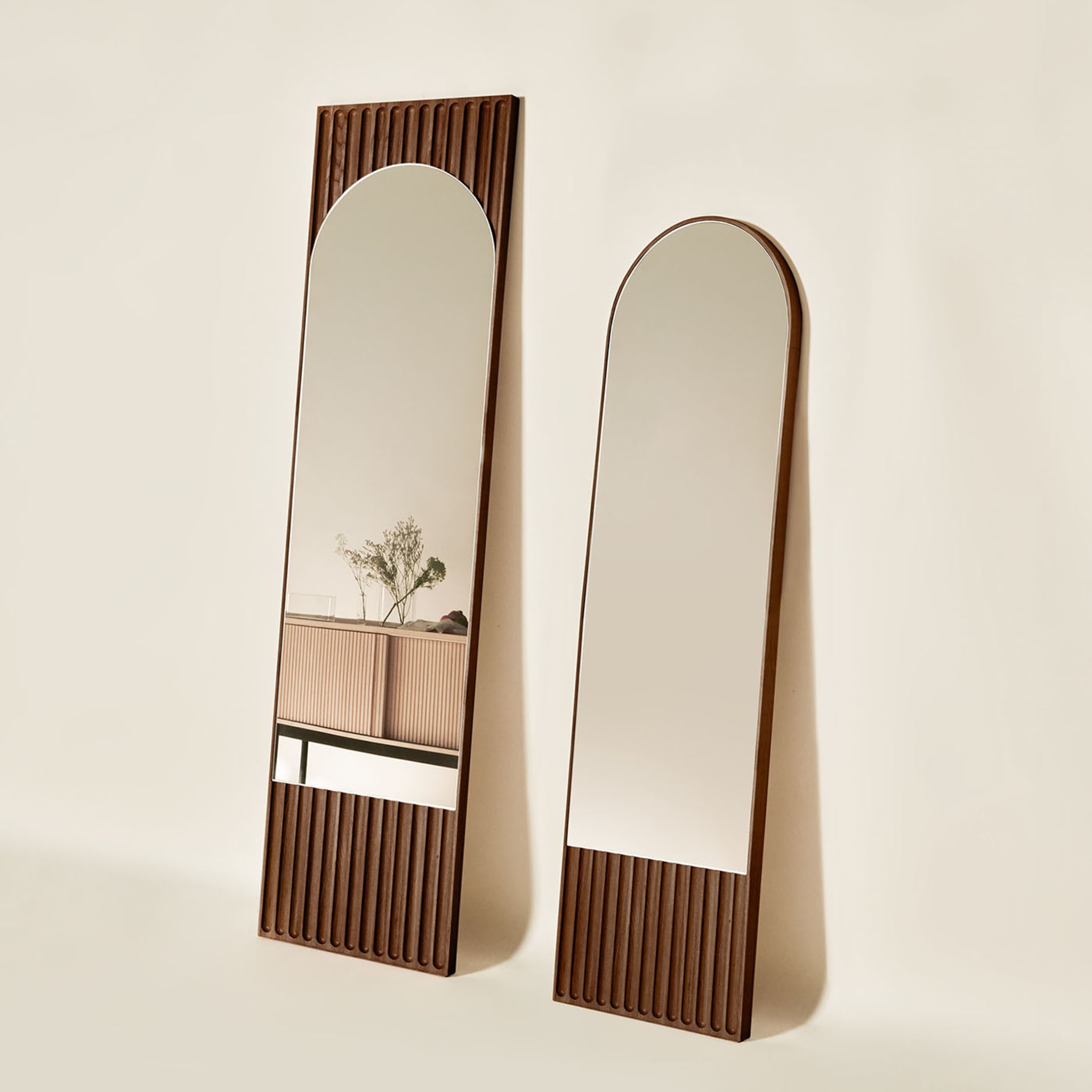 Tutto Sesto Miroir rectangulaire en frêne brun - Vue alternative 5