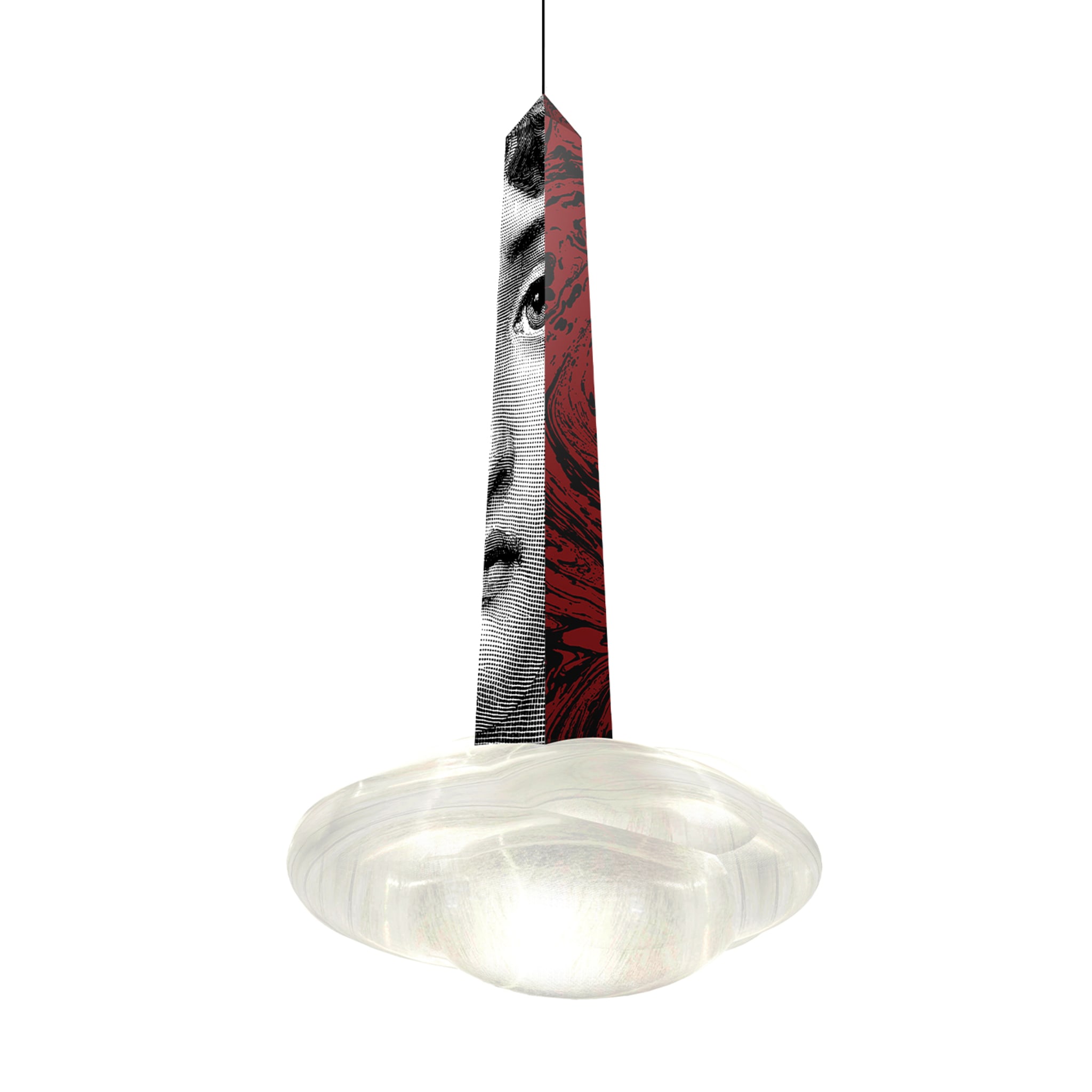 Through The Clouds Small Pendant Lamp by Atelier Fornasetti - Main view