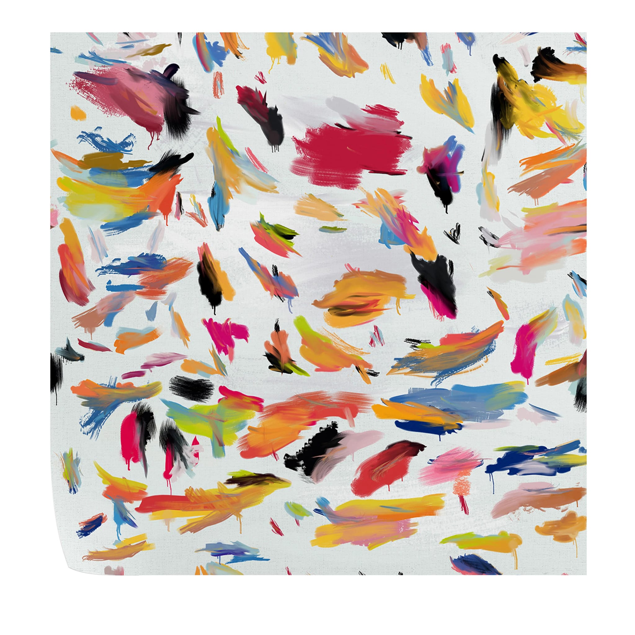 Brushstroke Print Colorful Wallpaper - Main view