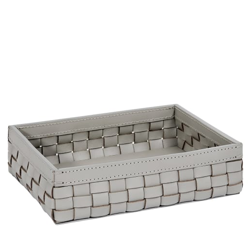 Barcelona Storage Basket with Handles Rectangular High & Dividers Riviere