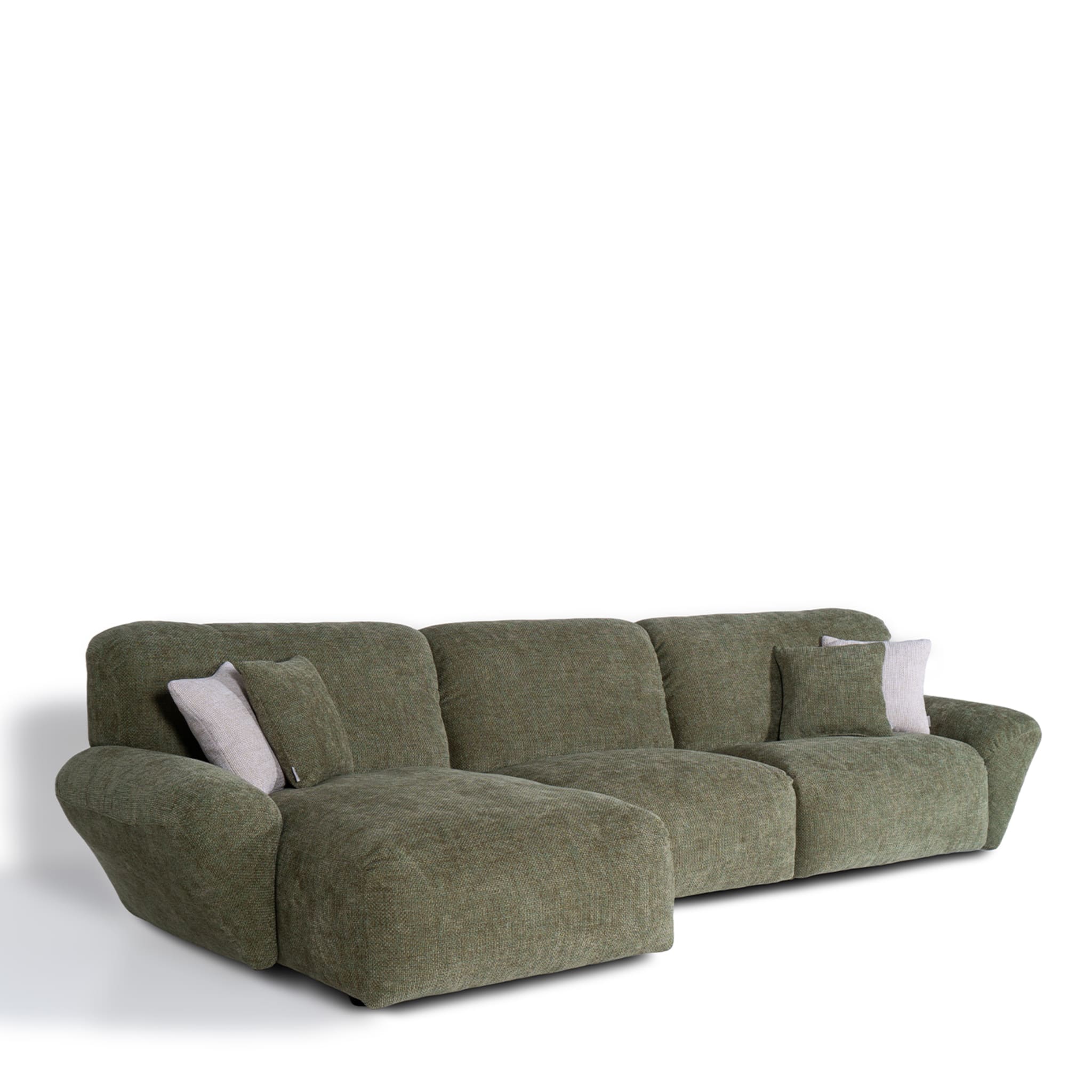 Beluga Grünes 3-sitzer-sofa von Marco &amp; Giulio Mantellassi - Alternative Ansicht 4