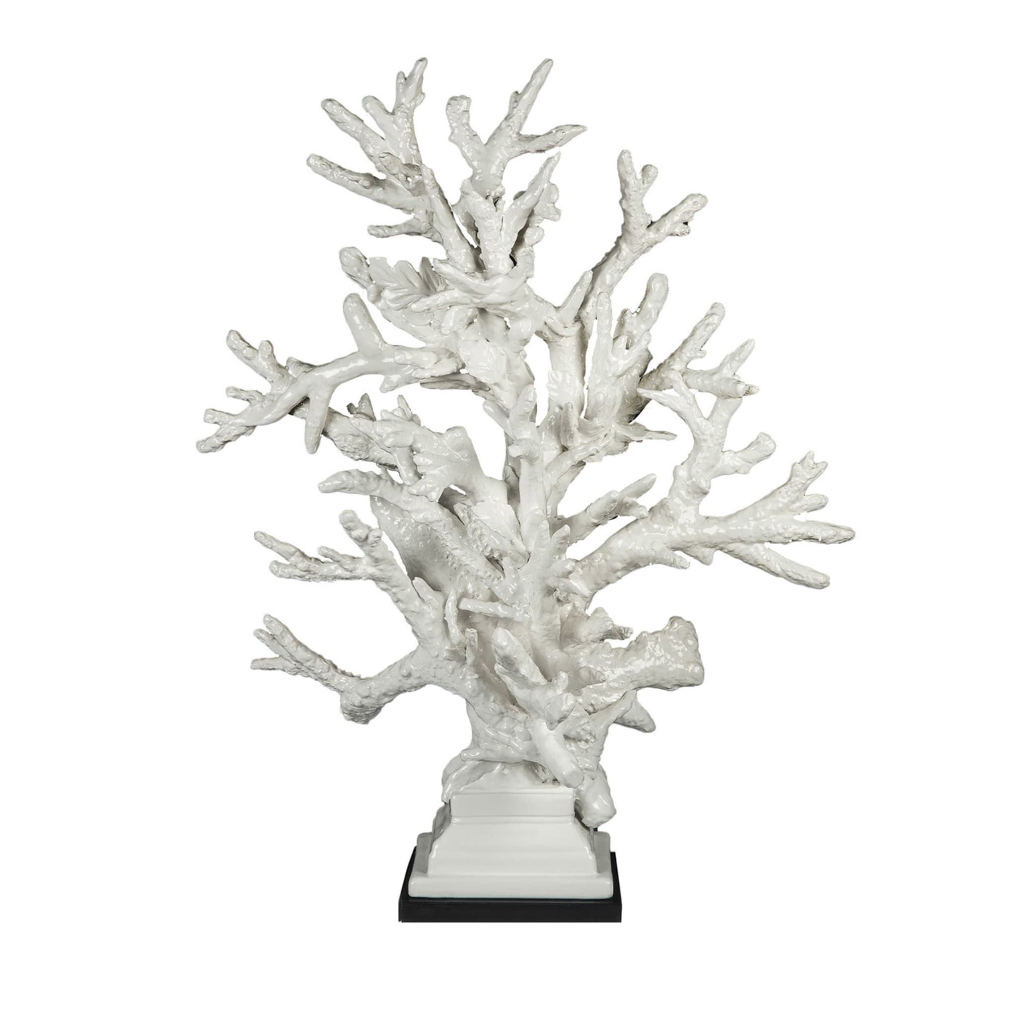 Weiße Coralli-Skulptur von Antonio Fullin - Hauptansicht