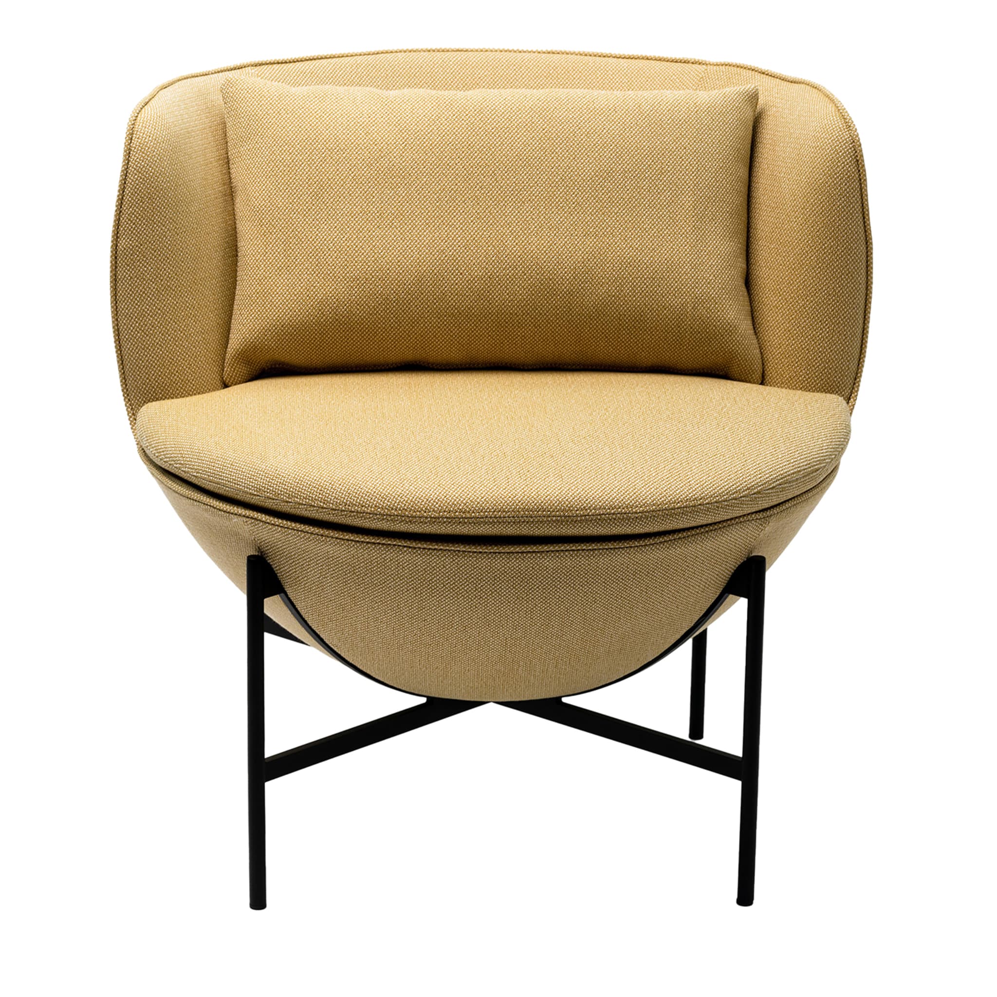 Calice Beige Armchair by Patrick Norguet - Main view