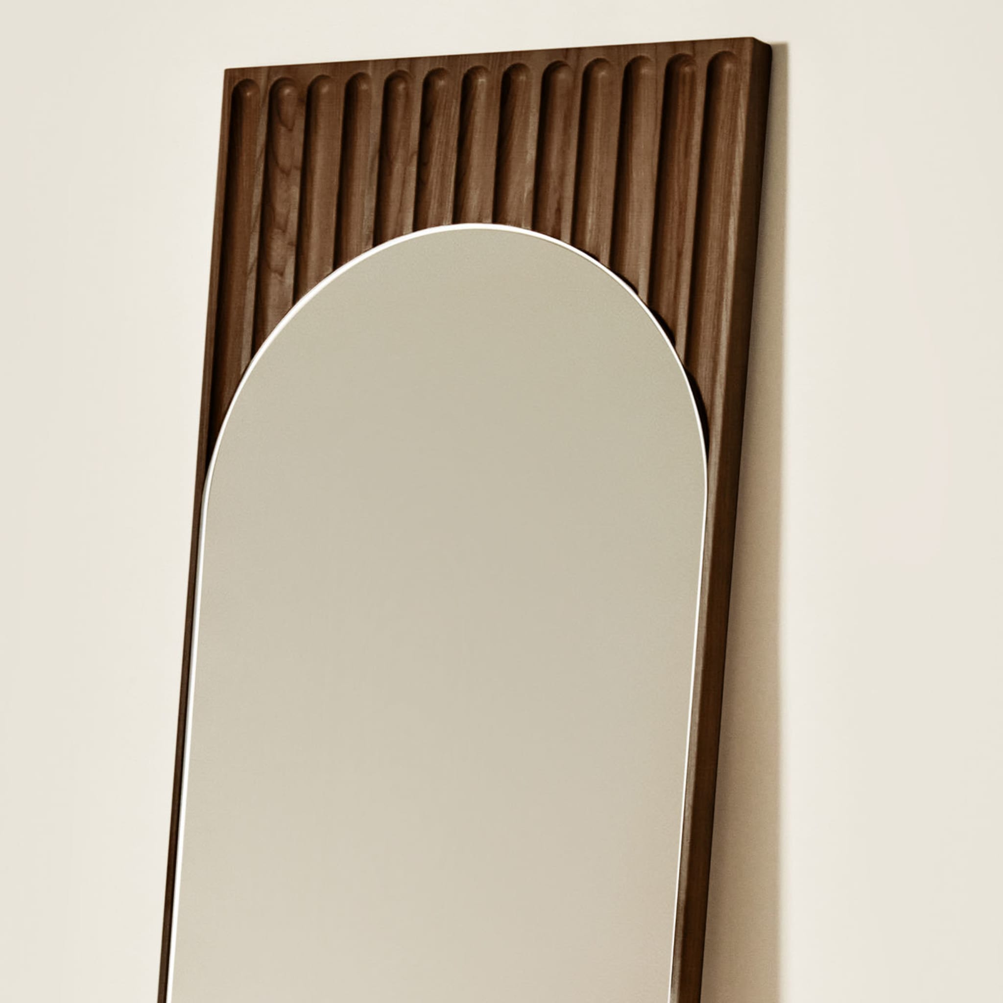Tutto Sesto Miroir rectangulaire en frêne brun - Vue alternative 3