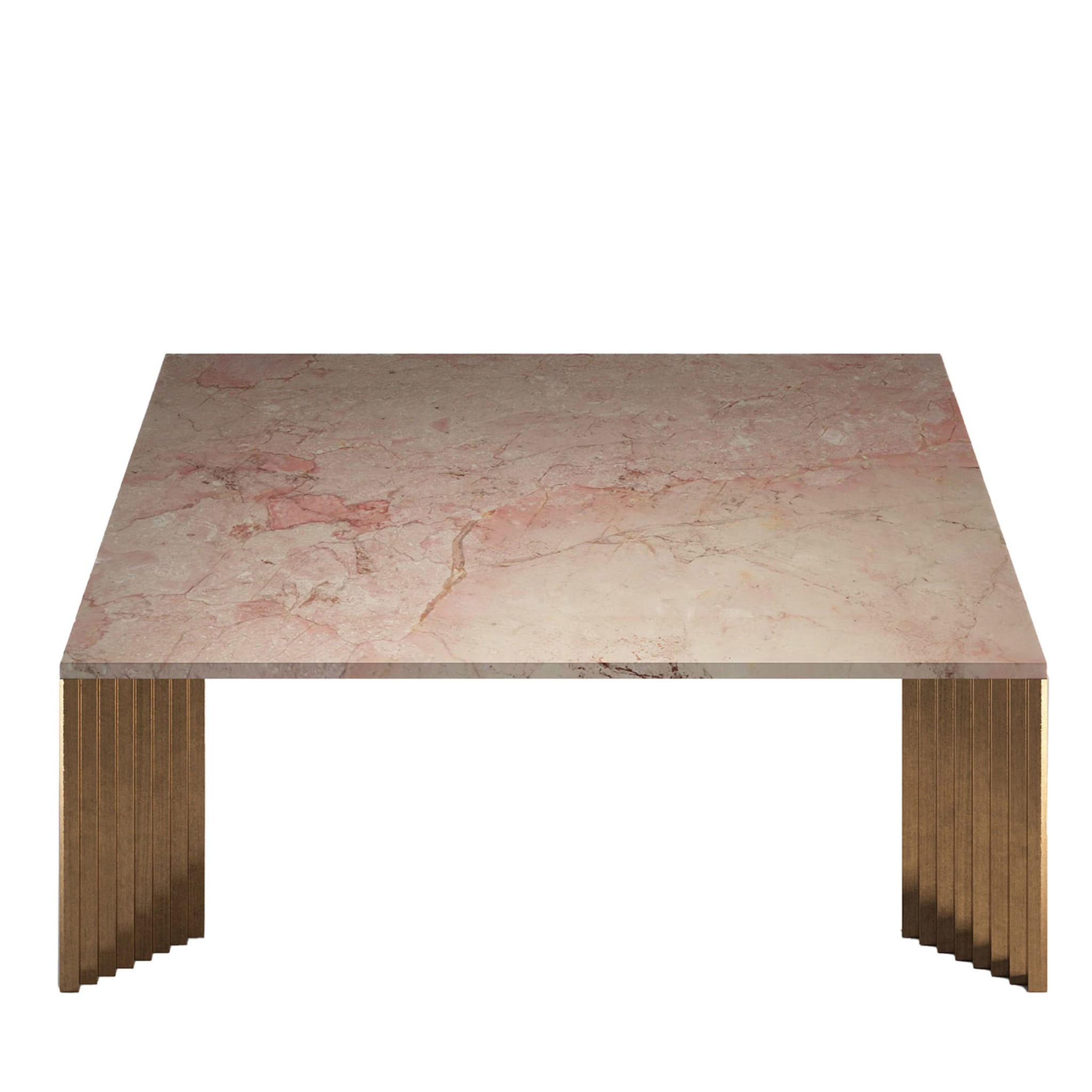 Tavolino da caffè in marmo Piero Pink Rosa Tea - Vista alternativa 1