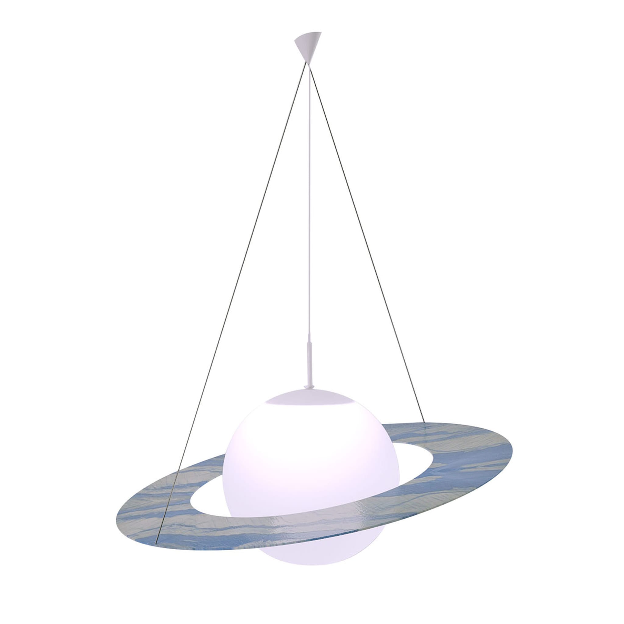 Lampe à suspension Planet Azul Macaubas par Sid&amp;sign - Vue principale