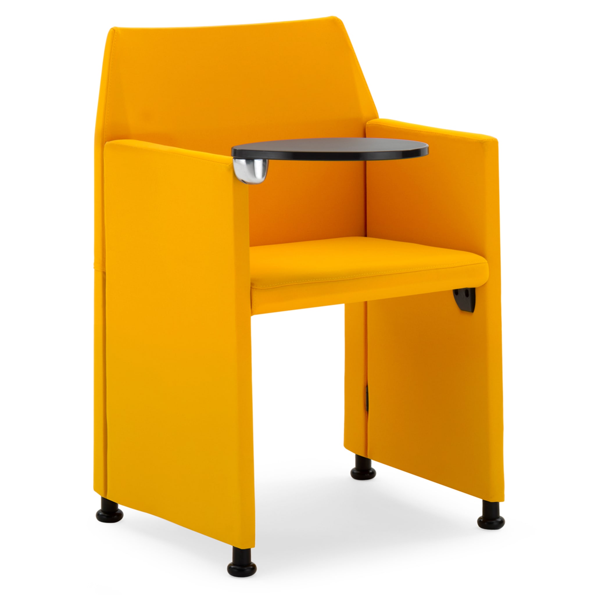 SYRIO YELLOW CHAIR WITH writing pad - Alternative view 1