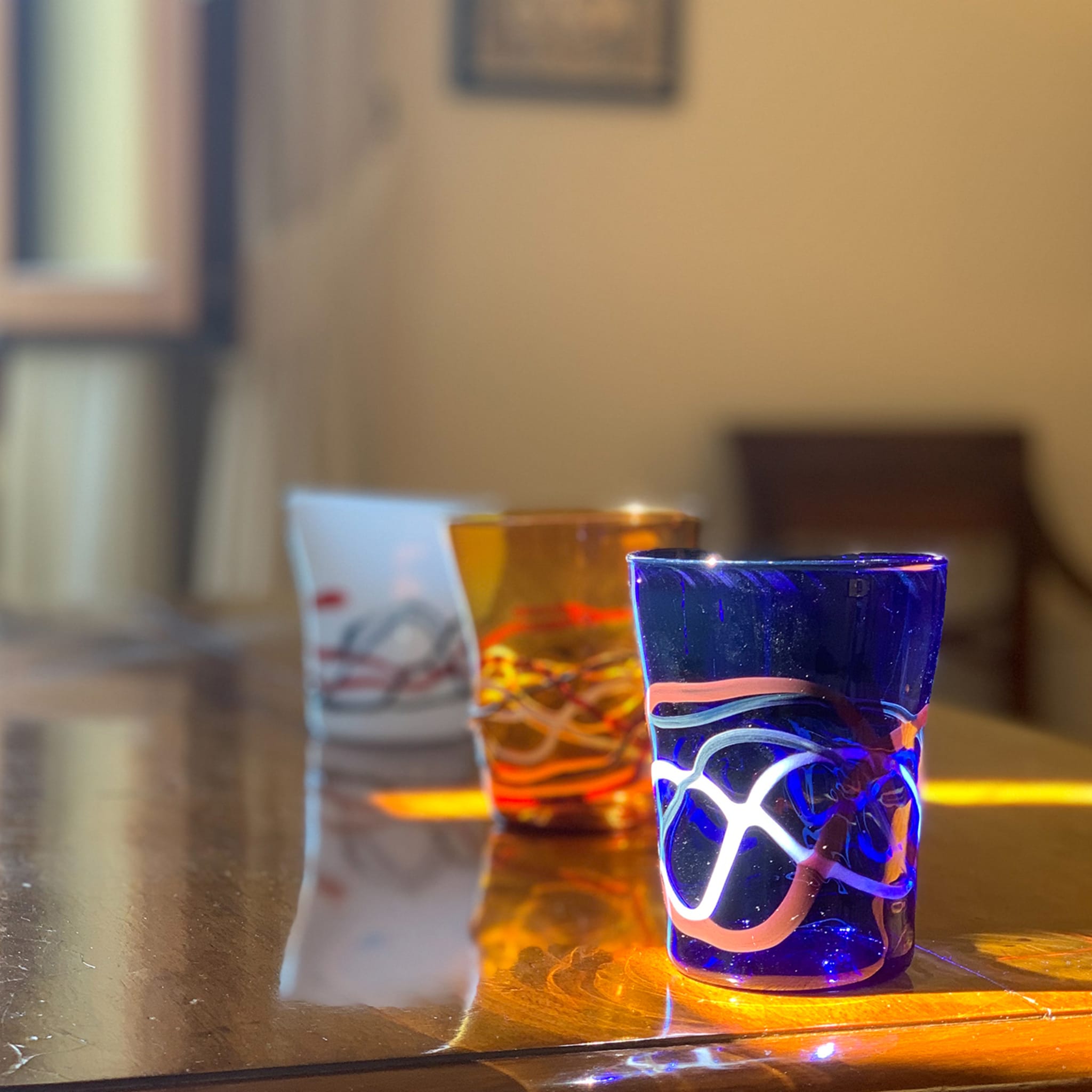 Set of two Diverso Orange glasses - Alternative view 3
