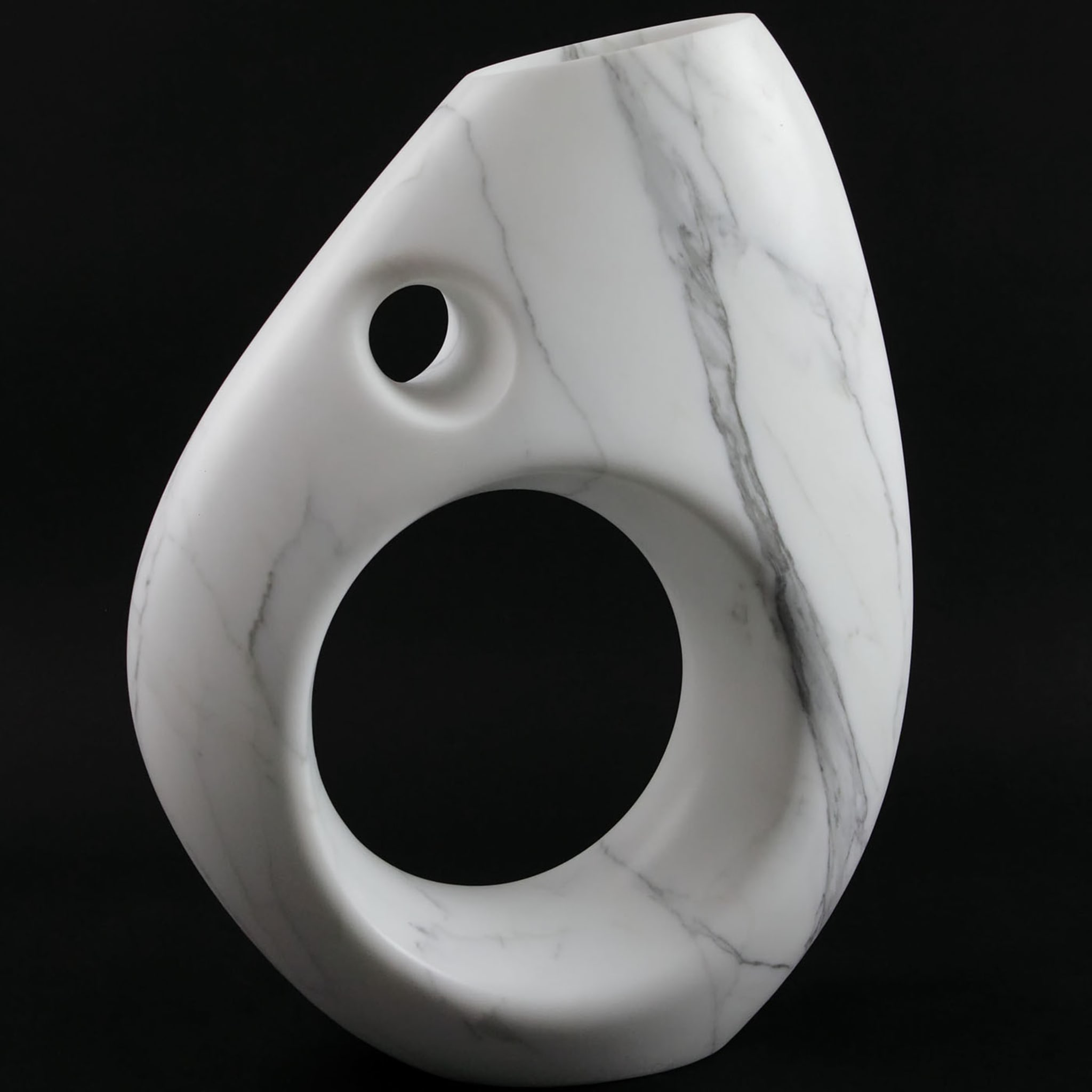 PV03 Vaso in marmo statuario - Vista alternativa 2