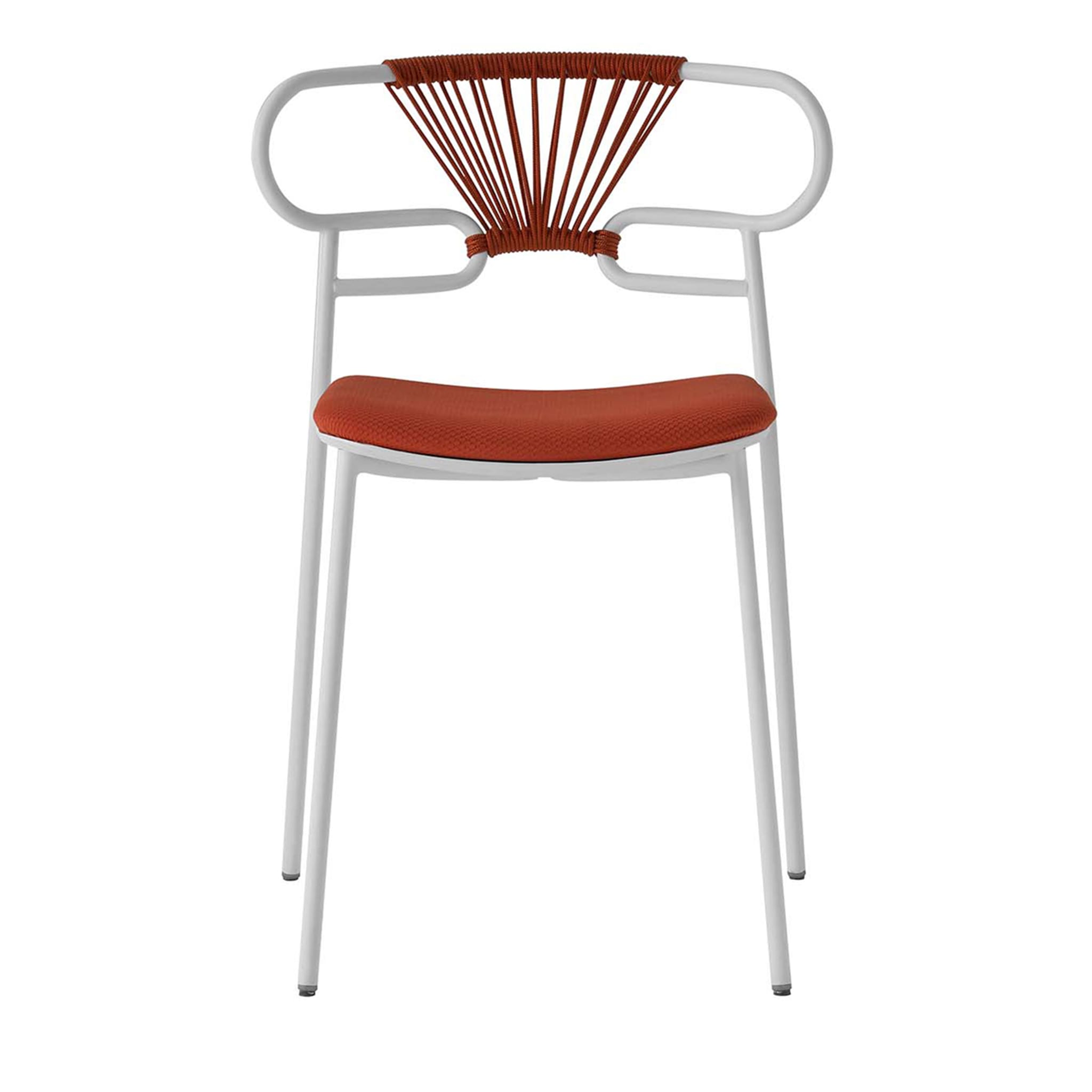 Genoa Red and White Chair by Cesare Ehr - Main view