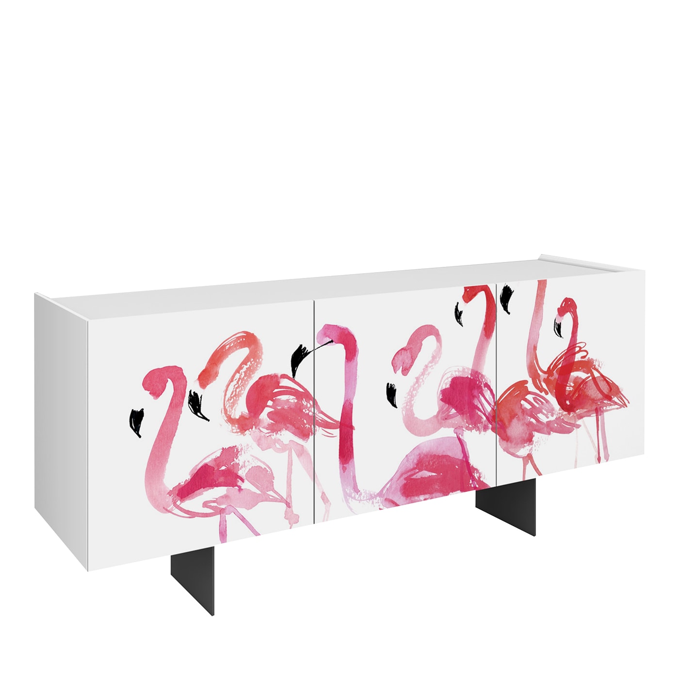 Flamingos 2-Door Sideboard by Cinzia Zenocchini - Pictoom