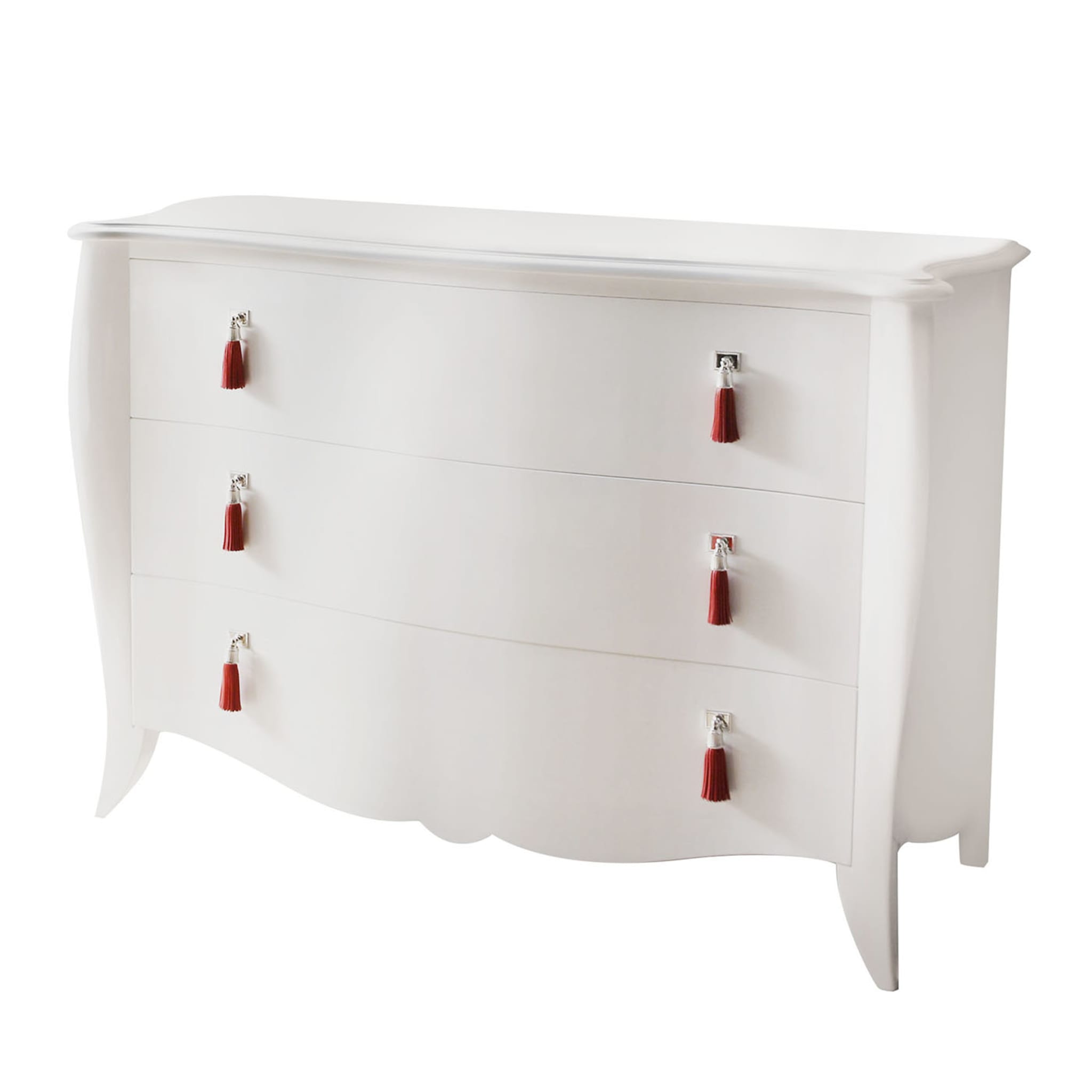 White Lacquered Wood Dresser  - Main view