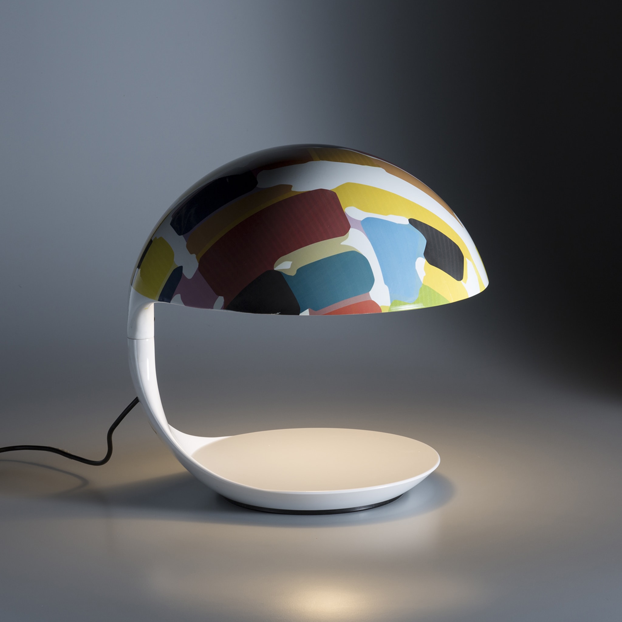 Cobra Texture Polychrome Table Lamp by Michel Bouquillon - Alternative view 3