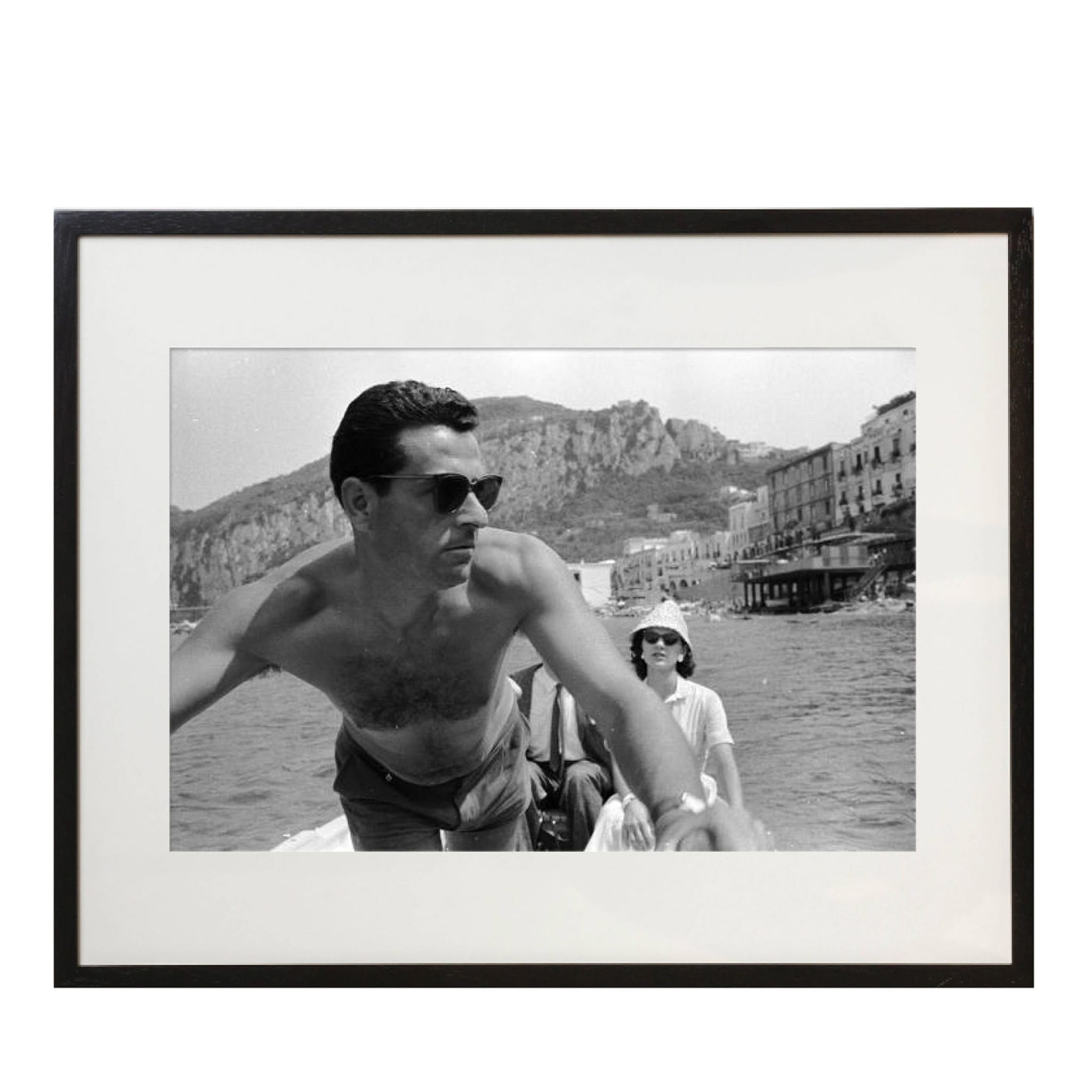 Capri Tourboat Framed Print by Nocella - Main view