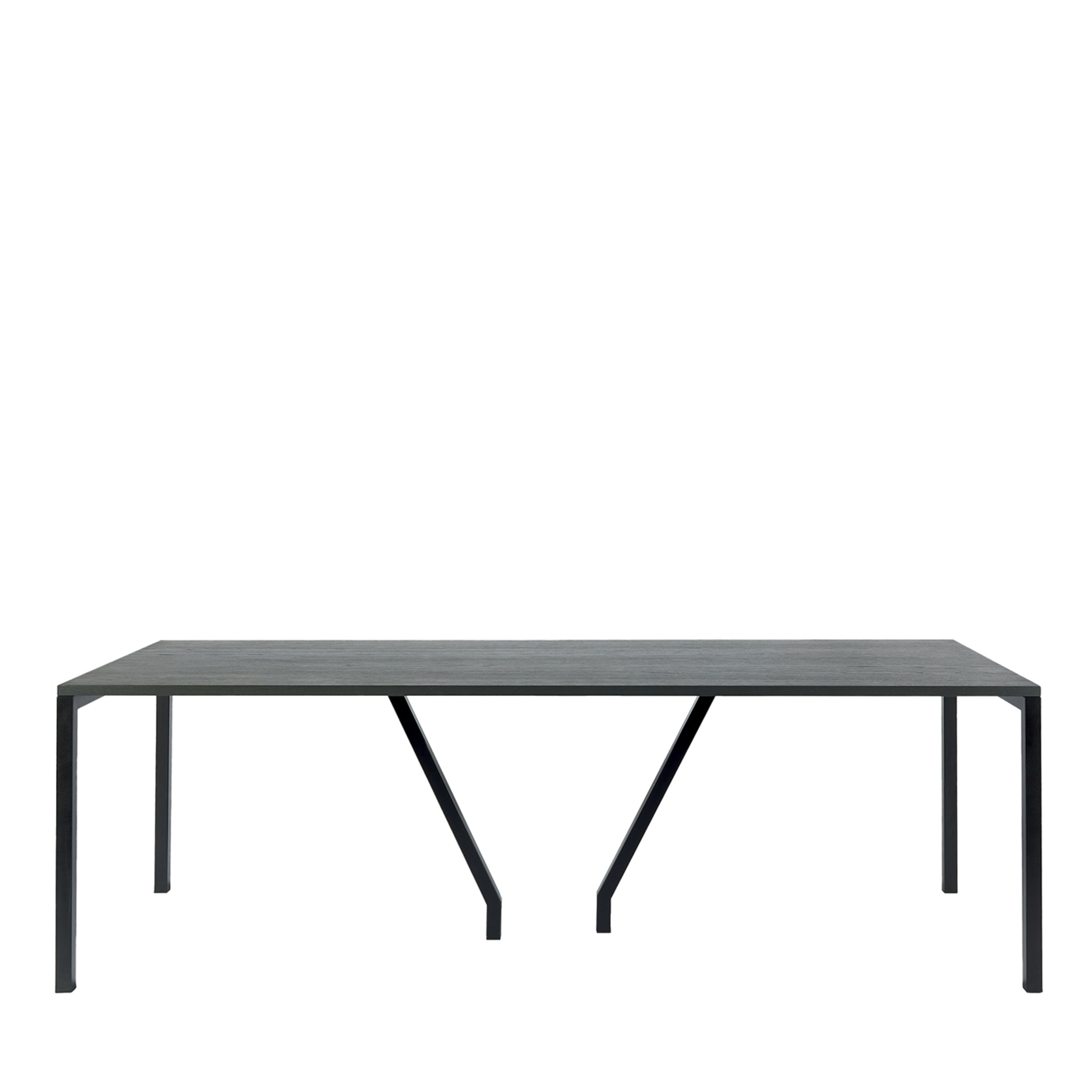 Cavalletta Large Rectangular Black Table by Studiocharlie - Main view