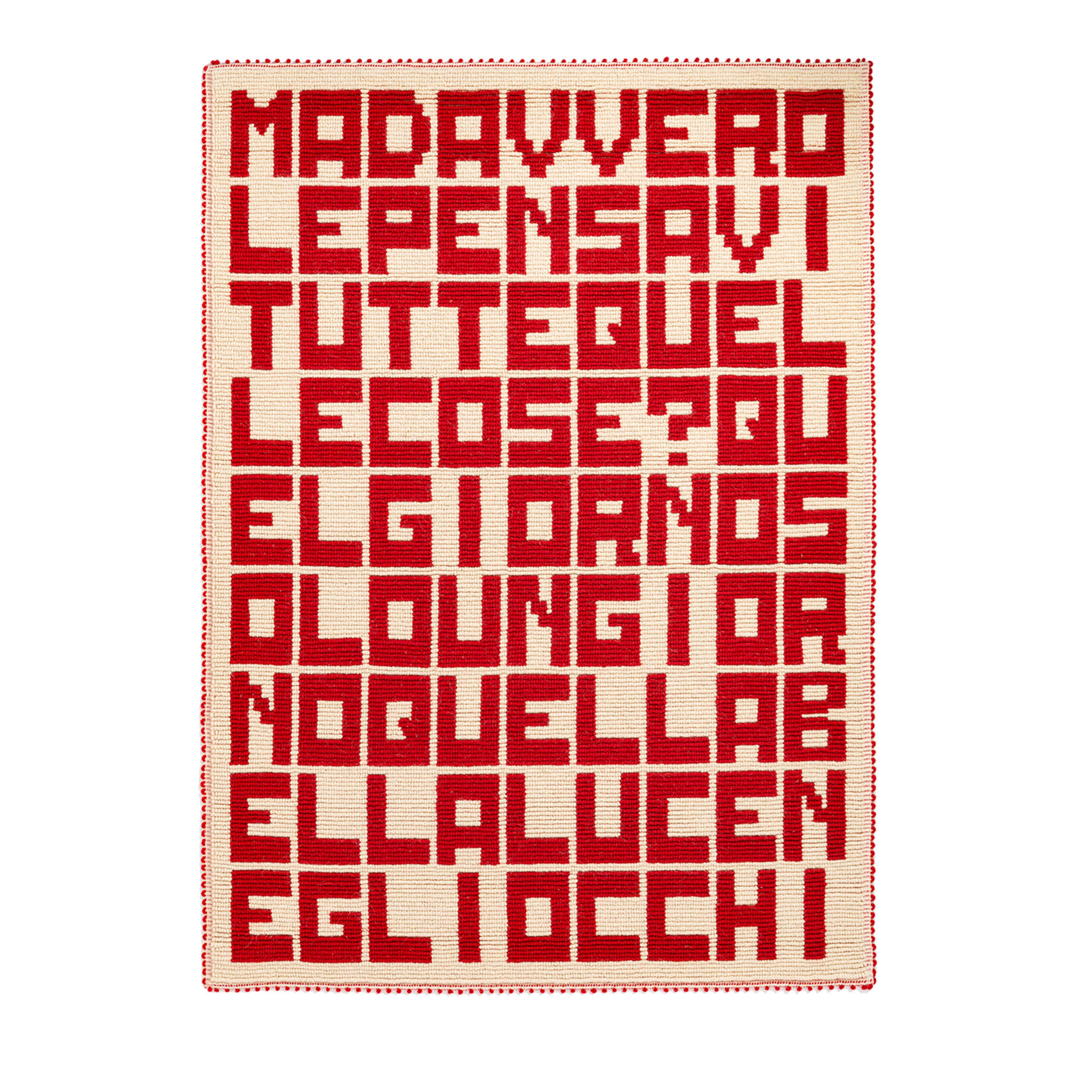 Ma Davvero? Red Tapestry - Main view