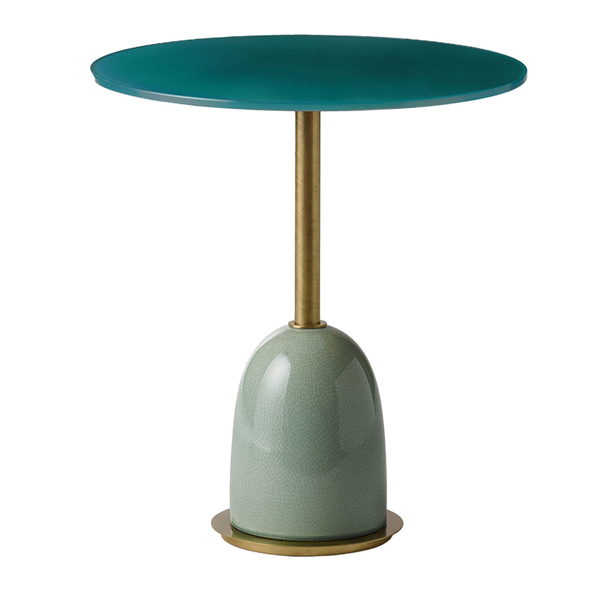 Pins Medium Turquoise Side Table - Main view