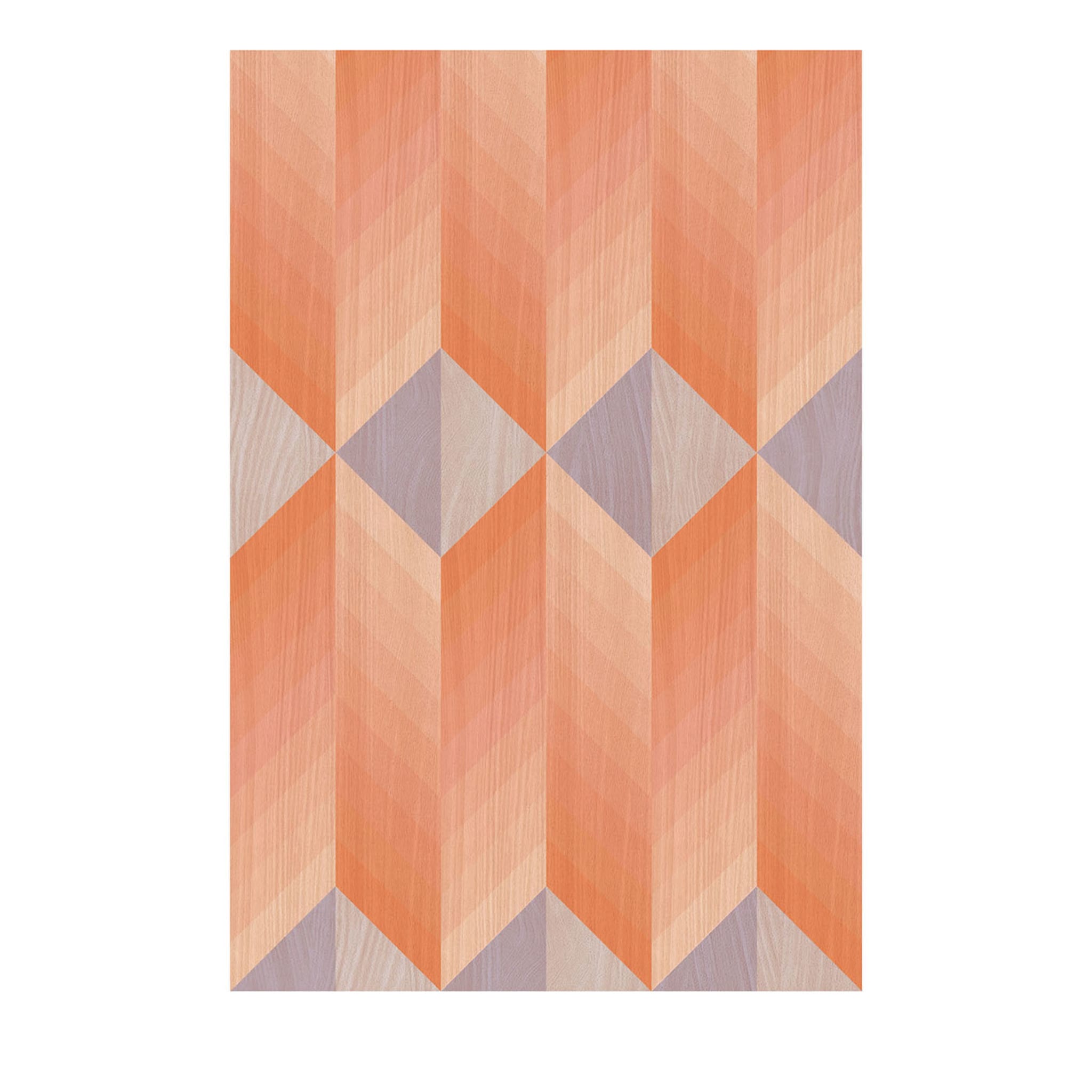 Geometria Triangoli Carta da parati arancione - Vista principale